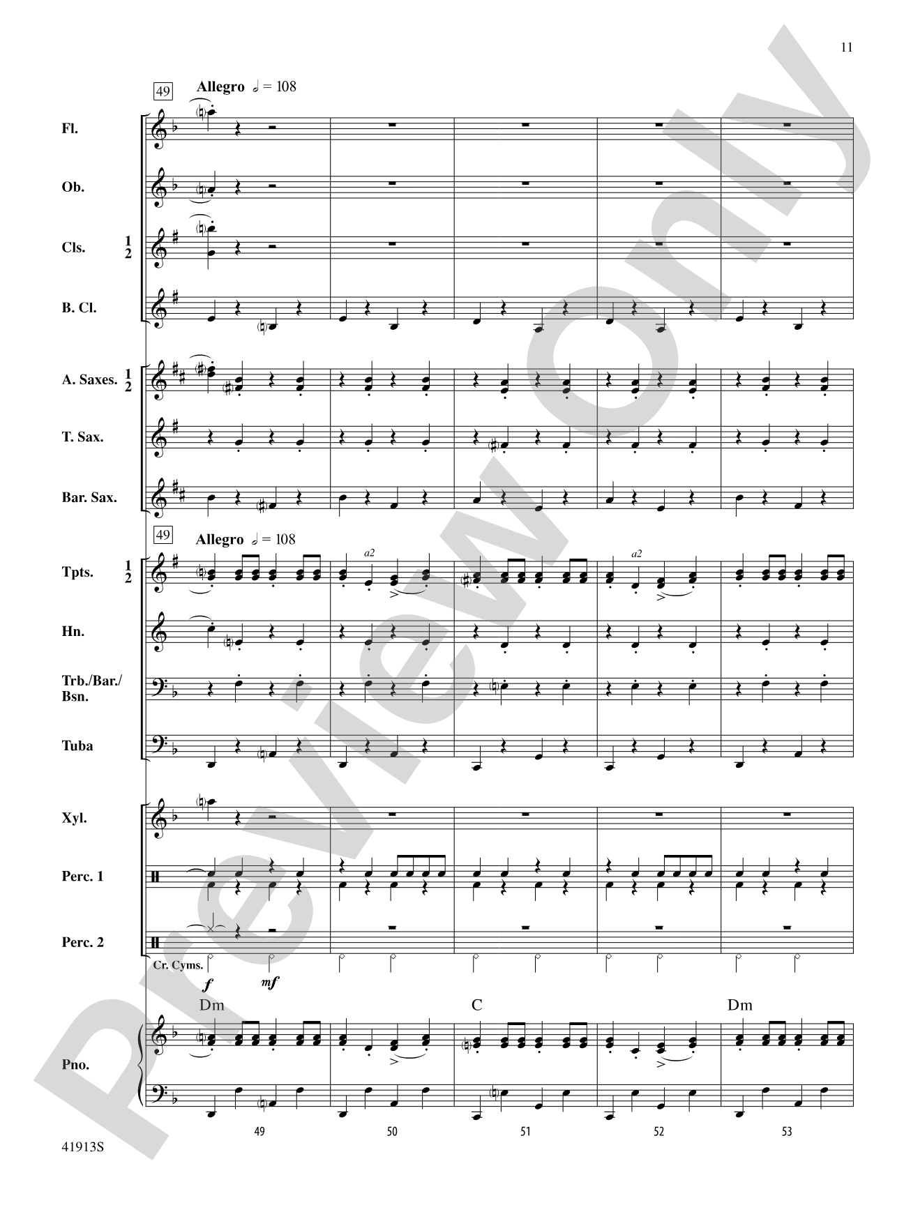 Variants on a Sea Shanty: Concert Band Conductor Score & Parts