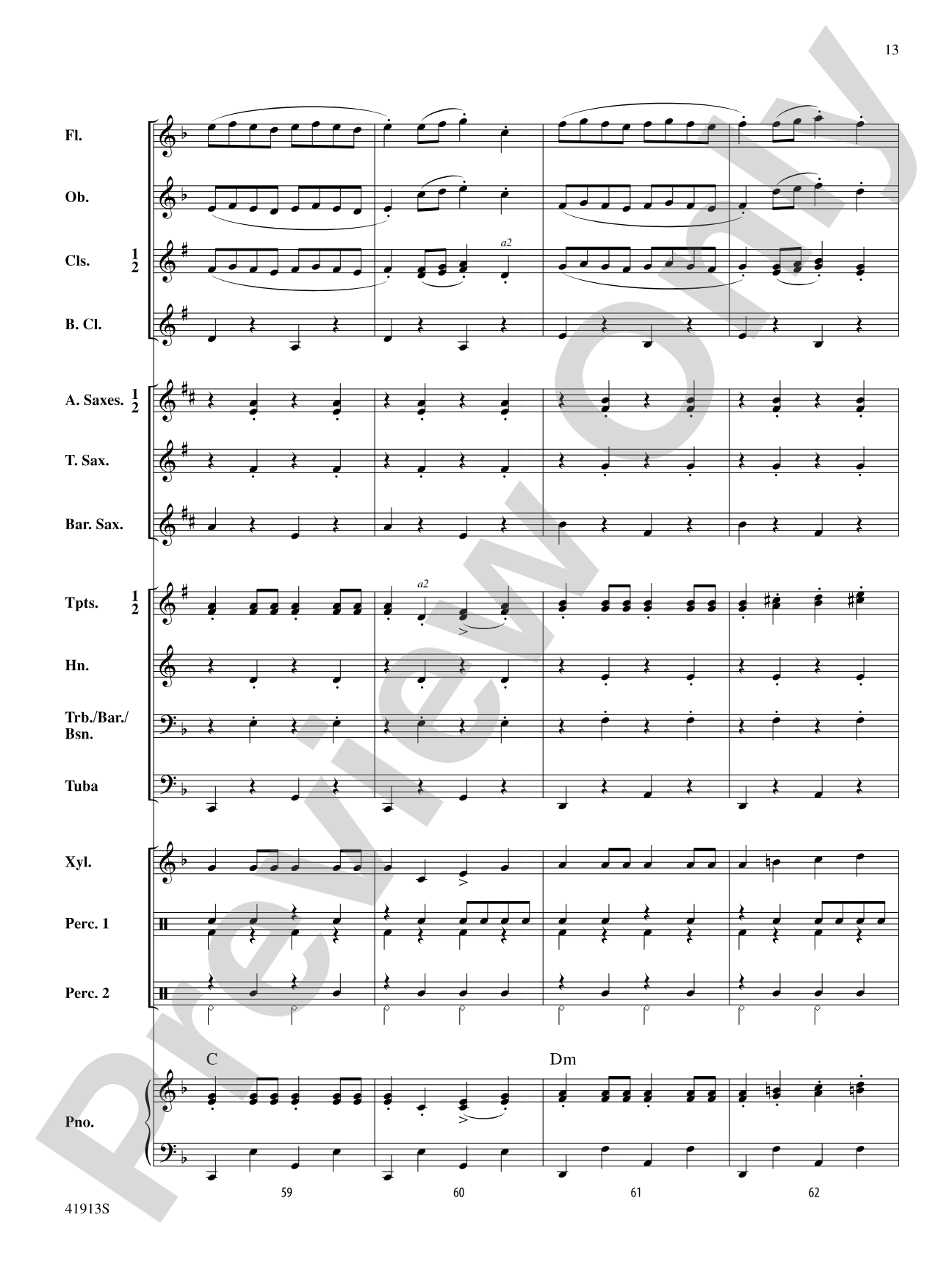 Variants on a Sea Shanty: Concert Band Conductor Score & Parts
