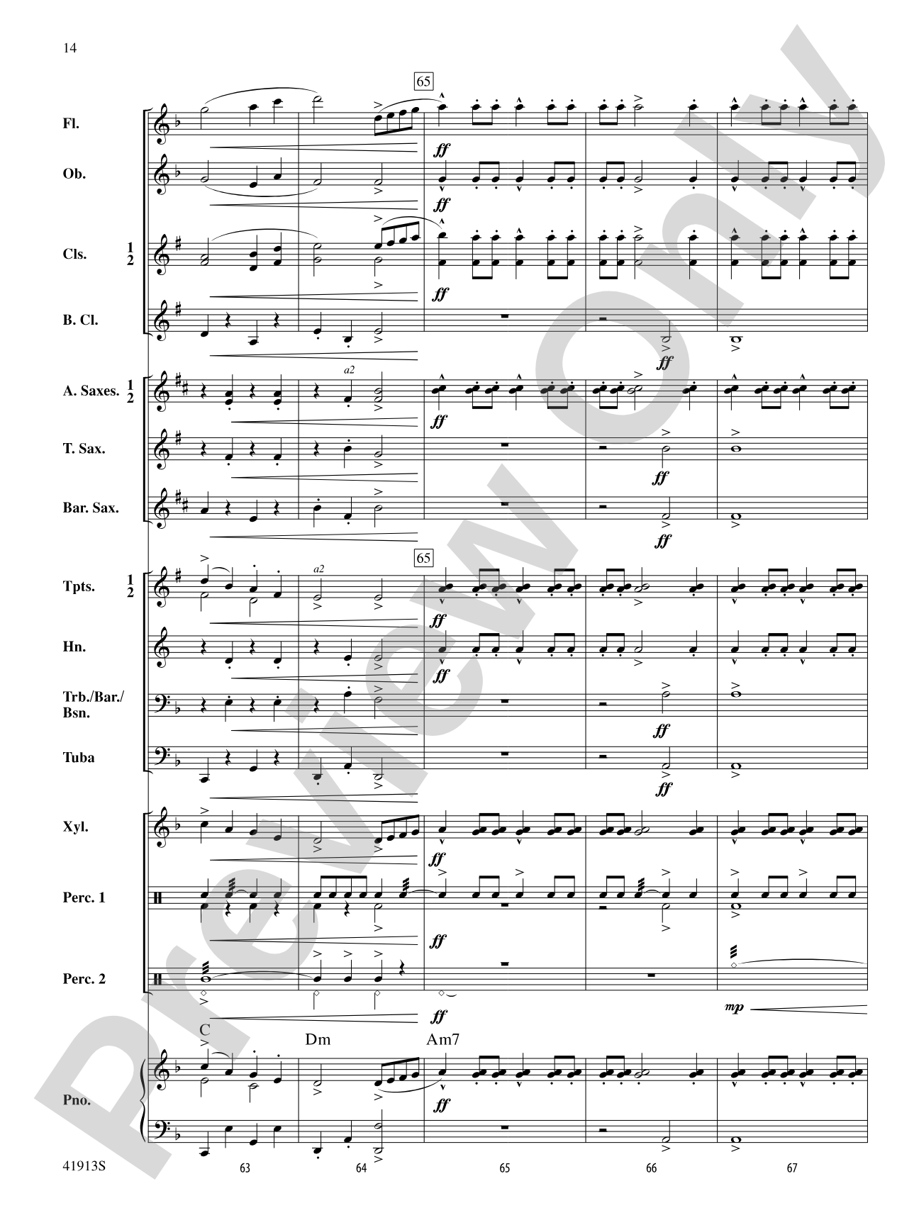 Variants on a Sea Shanty: Concert Band Conductor Score & Parts