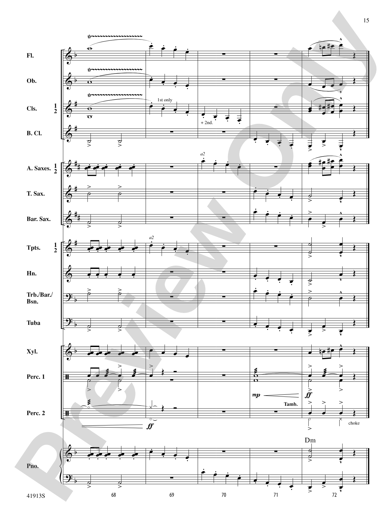 Variants on a Sea Shanty: Concert Band Conductor Score & Parts