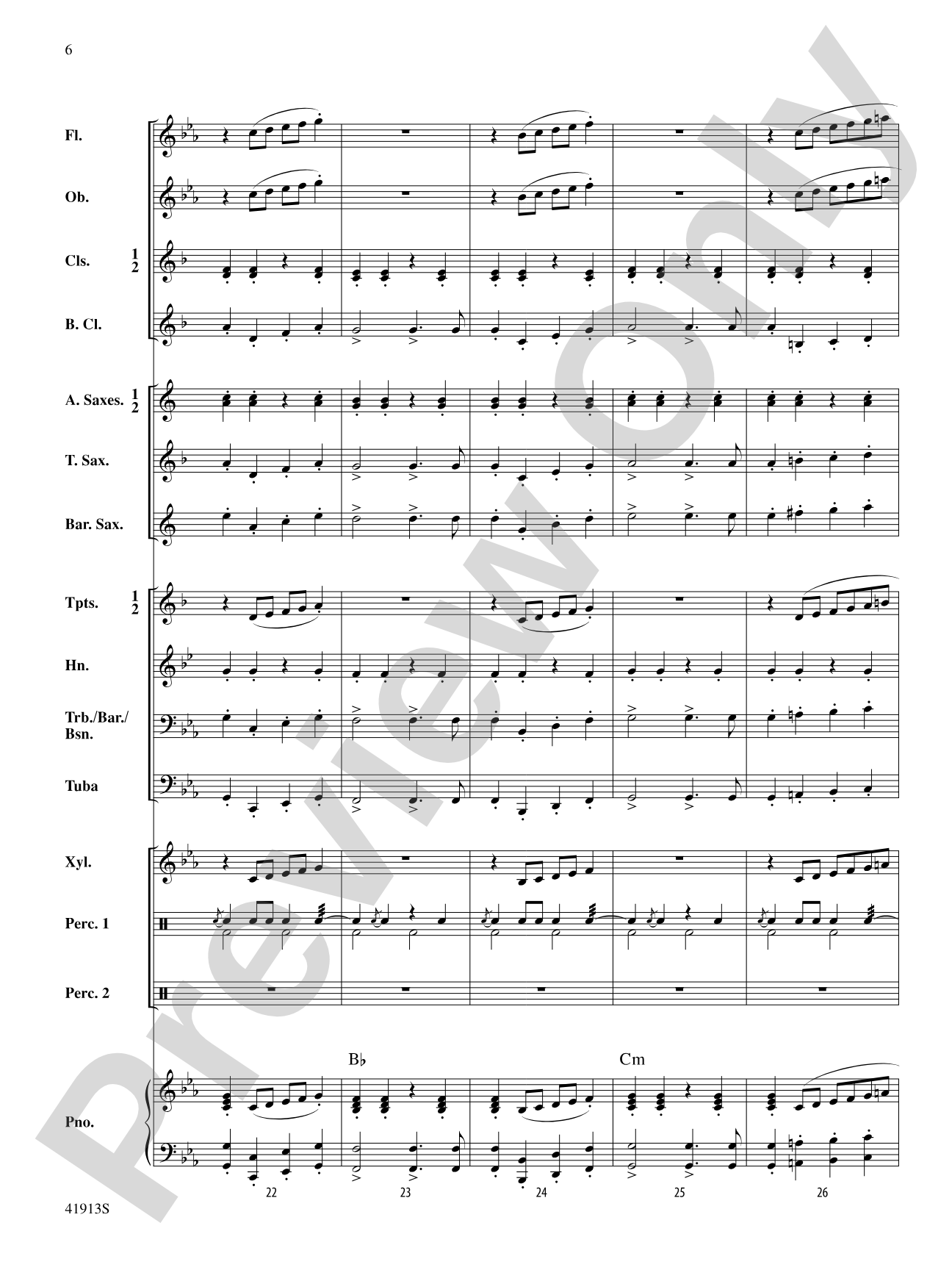 Variants on a Sea Shanty: Concert Band Conductor Score & Parts