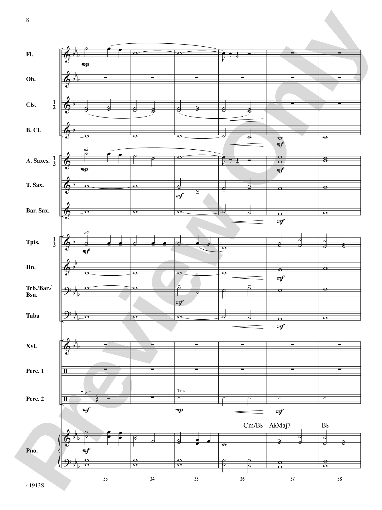 Variants on a Sea Shanty: Concert Band Conductor Score & Parts