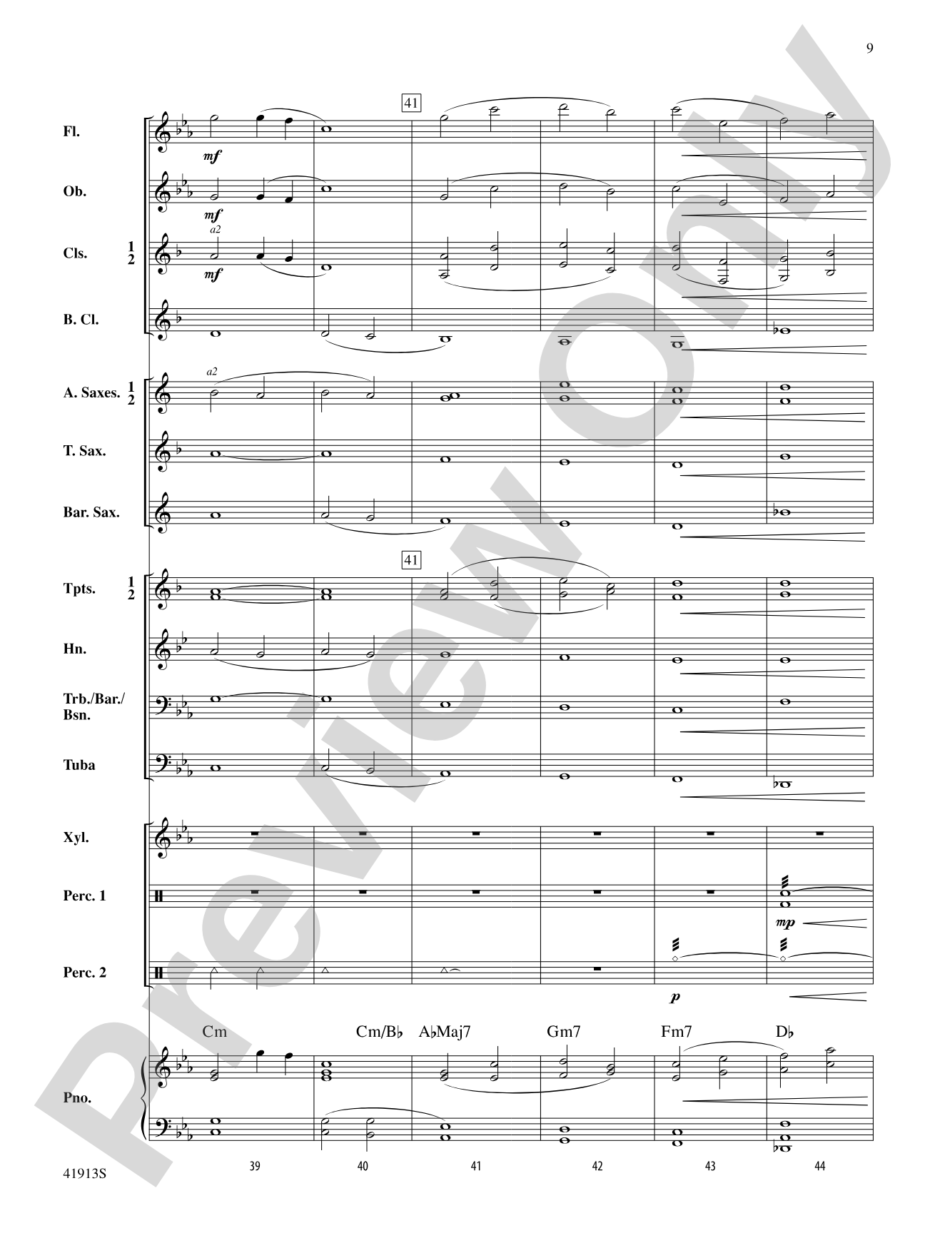 Variants on a Sea Shanty: Concert Band Conductor Score & Parts