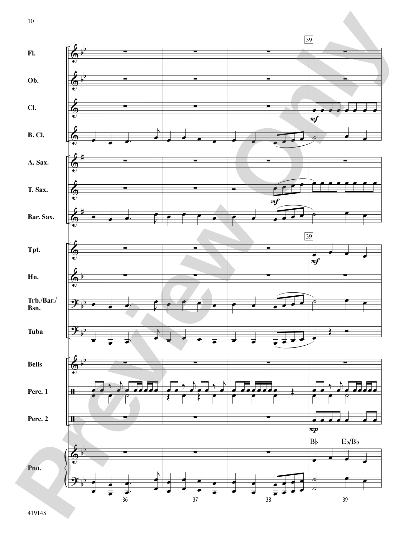 Presto!: Concert Band Conductor Score & Parts