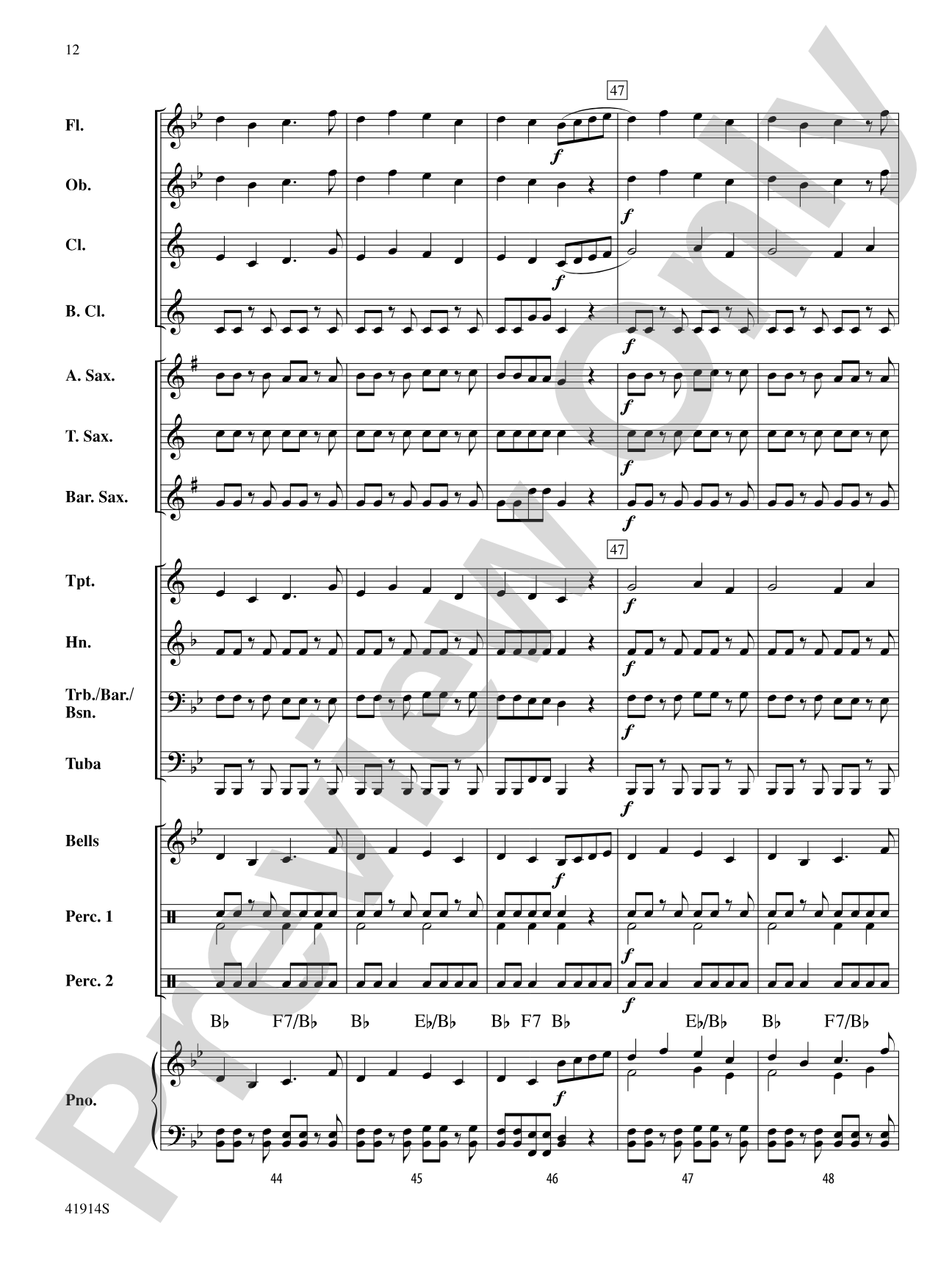 Presto!: Concert Band Conductor Score & Parts