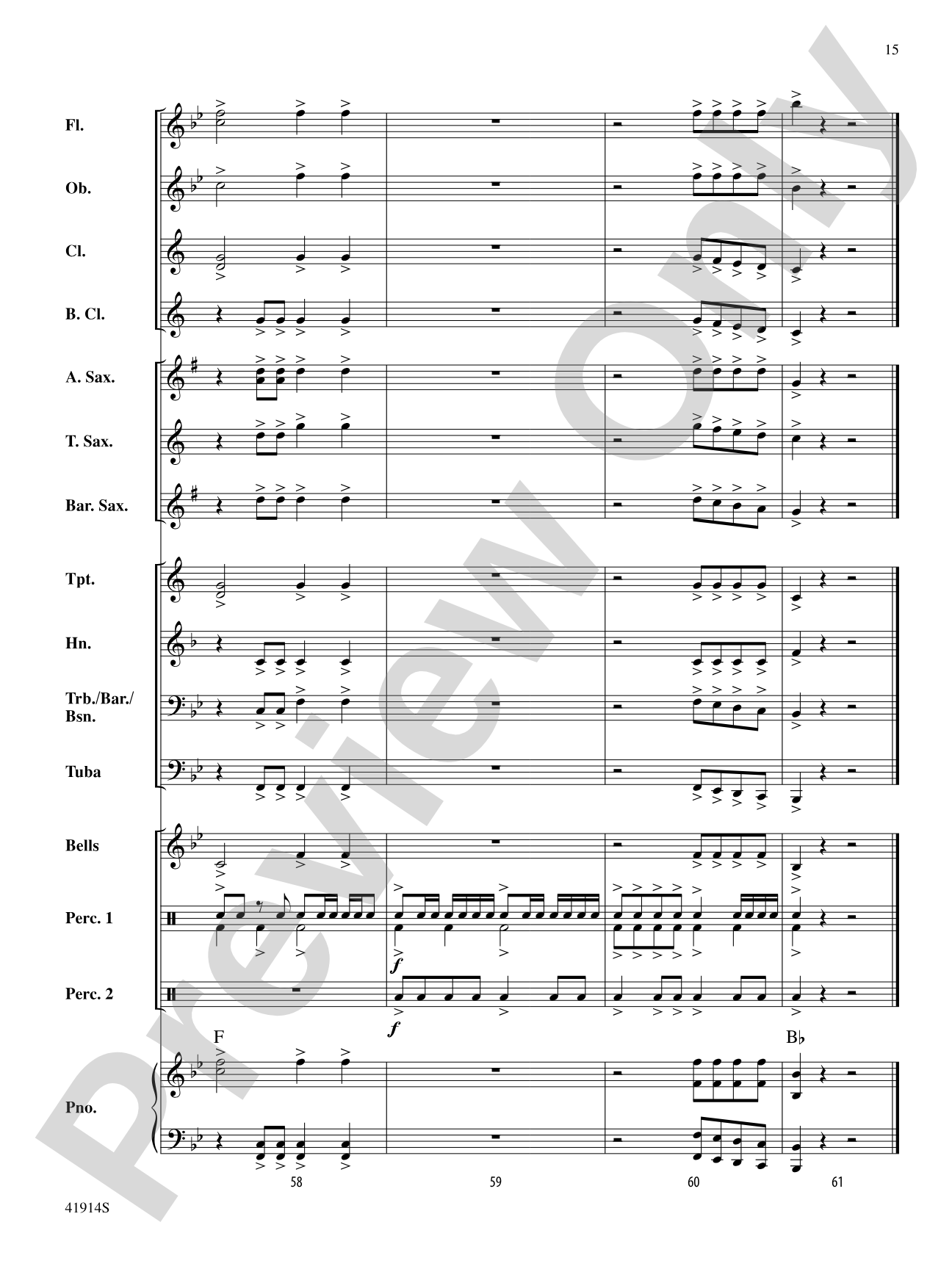 Presto!: Concert Band Conductor Score & Parts