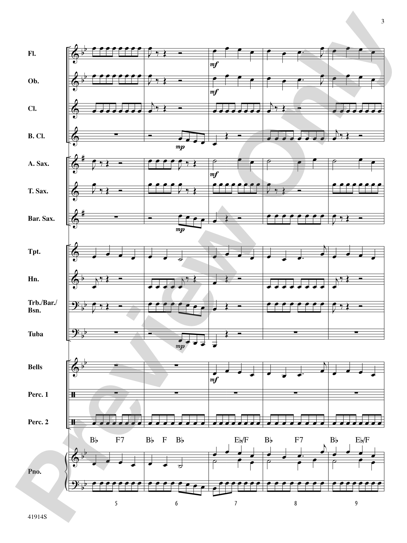 Presto!: Concert Band Conductor Score & Parts