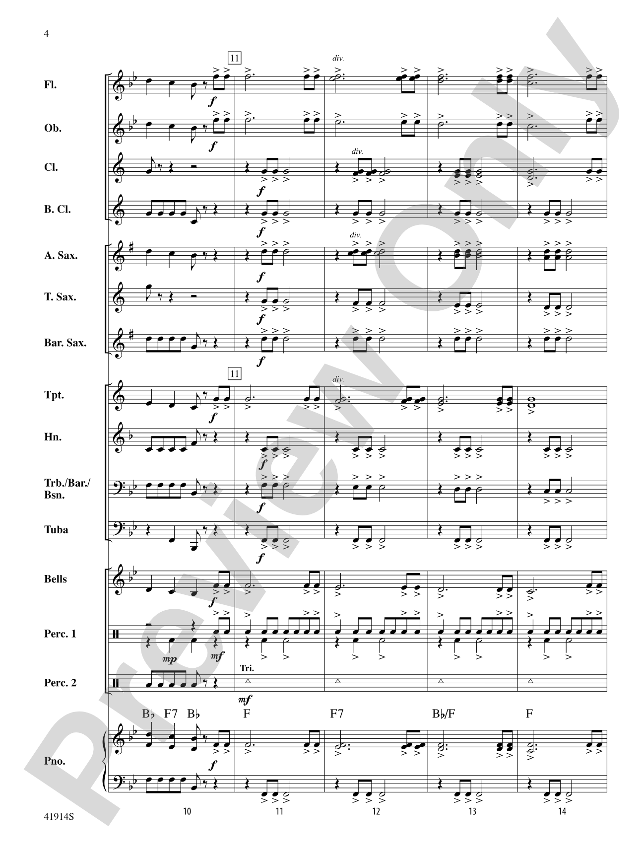 Presto!: Concert Band Conductor Score & Parts