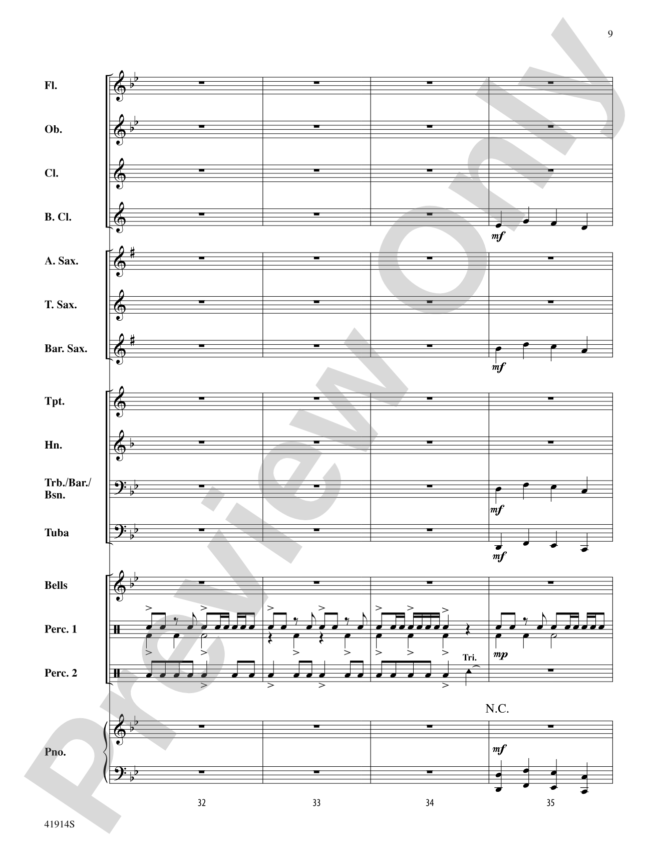 Presto!: Concert Band Conductor Score & Parts