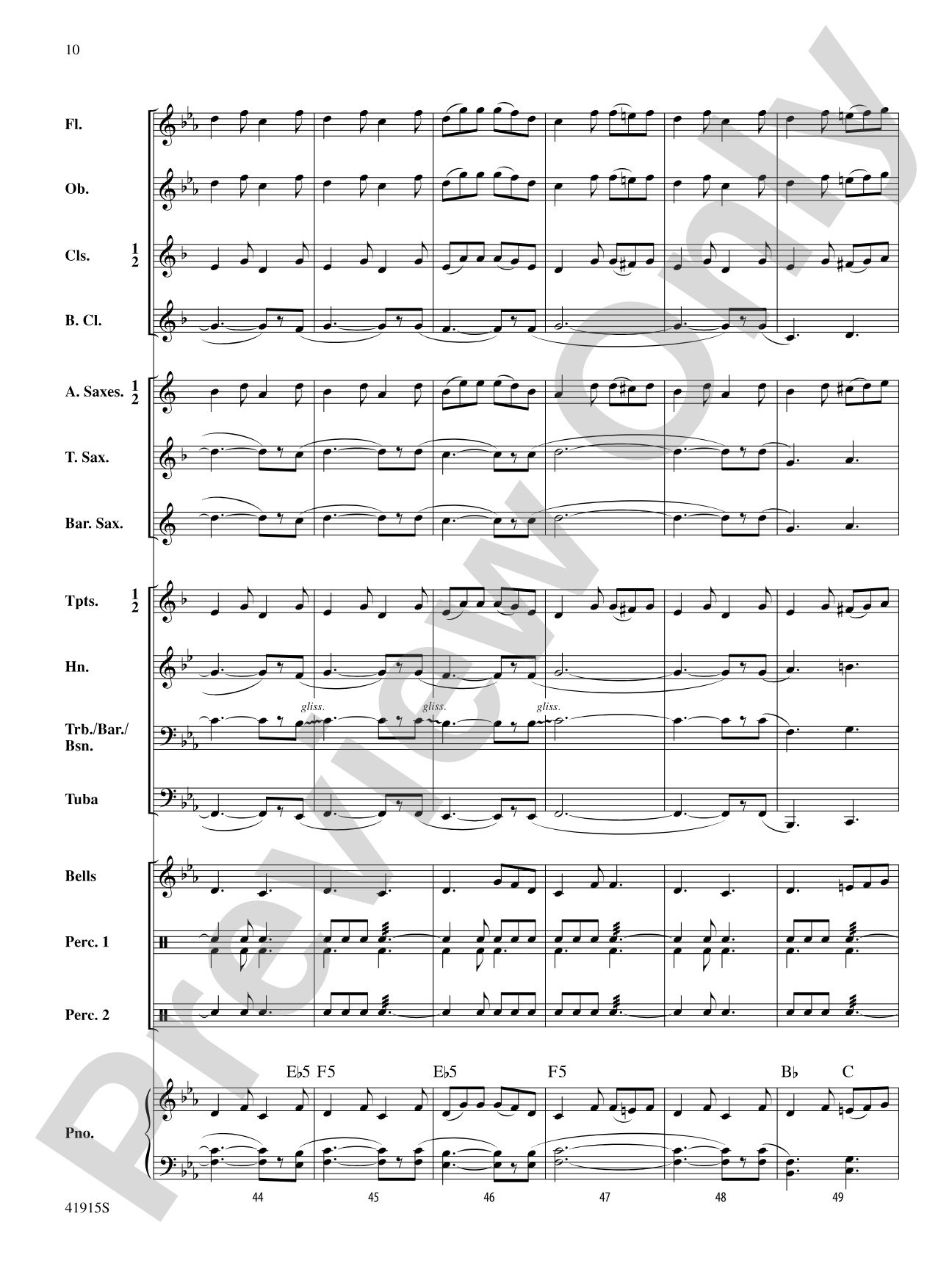 Air and Jig: Concert Band Conductor Score & Parts