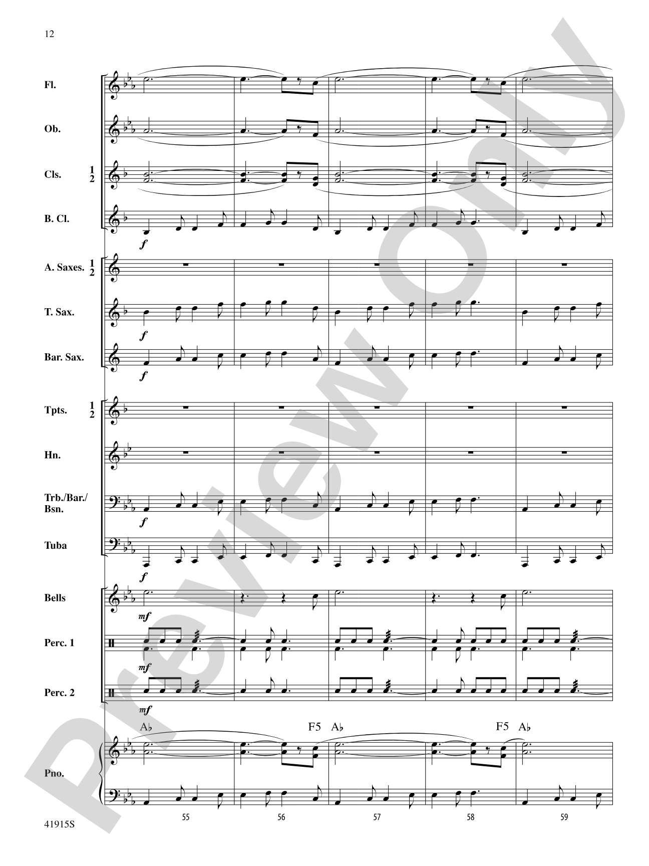 Air and Jig: Concert Band Conductor Score & Parts