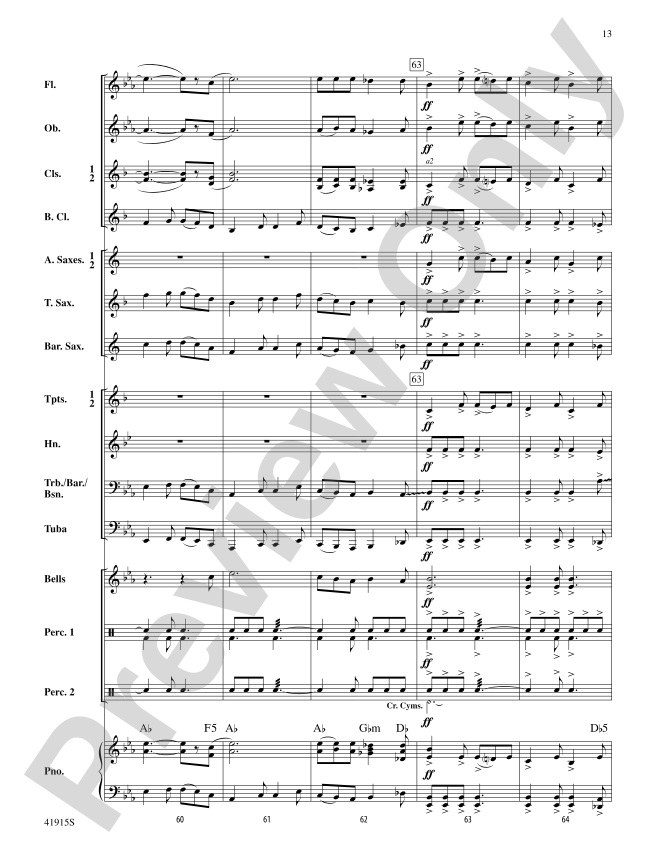 Air and Jig: Concert Band Conductor Score & Parts