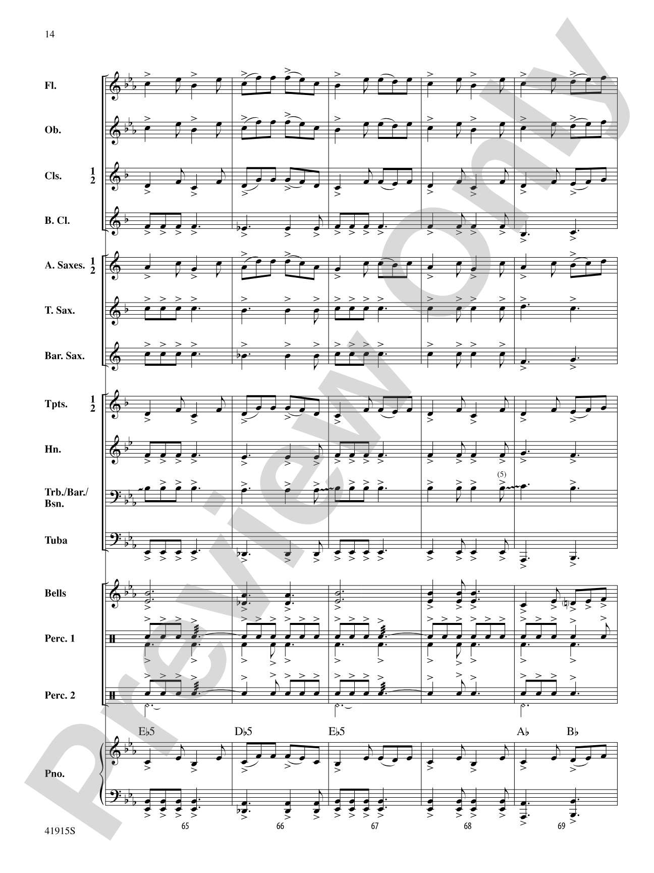 Air and Jig: Concert Band Conductor Score & Parts