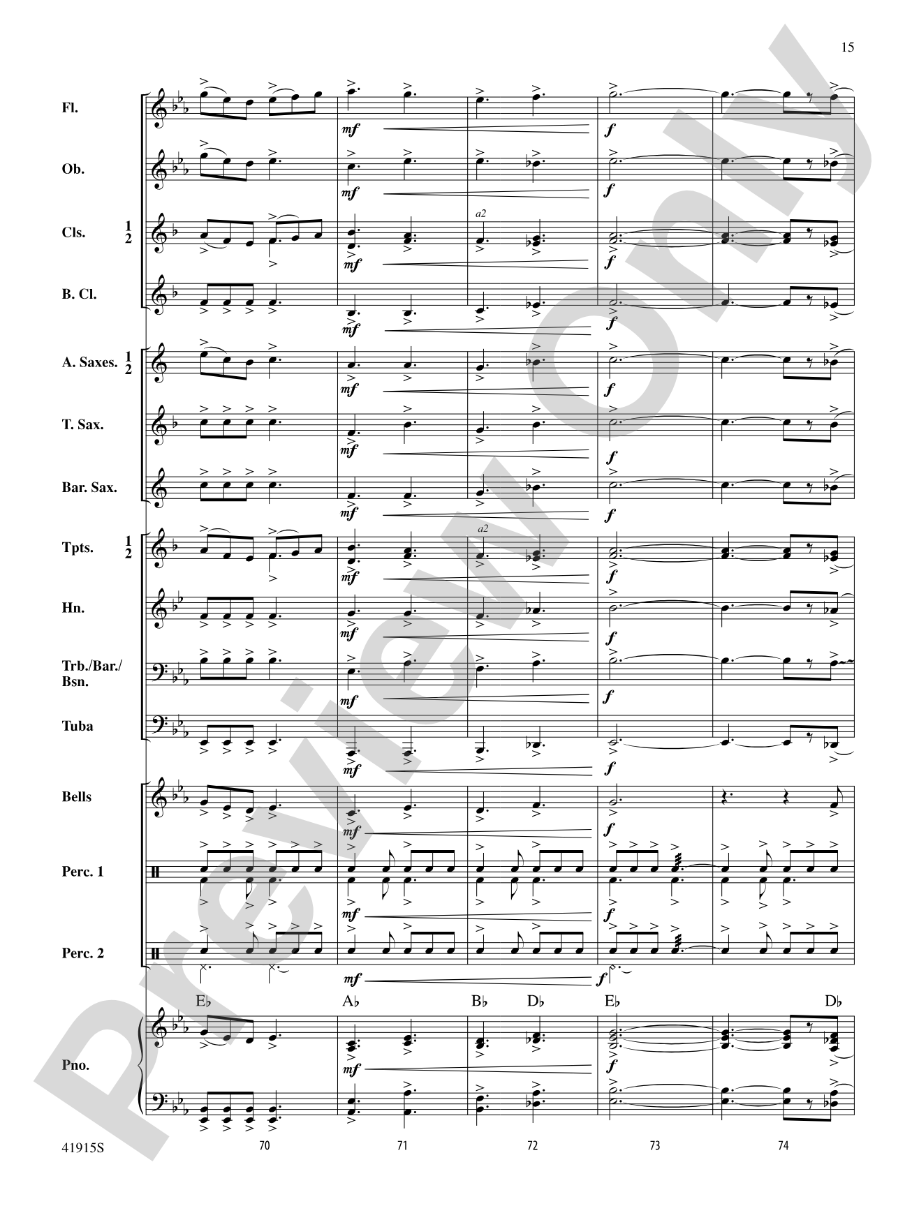 Air and Jig: Concert Band Conductor Score & Parts