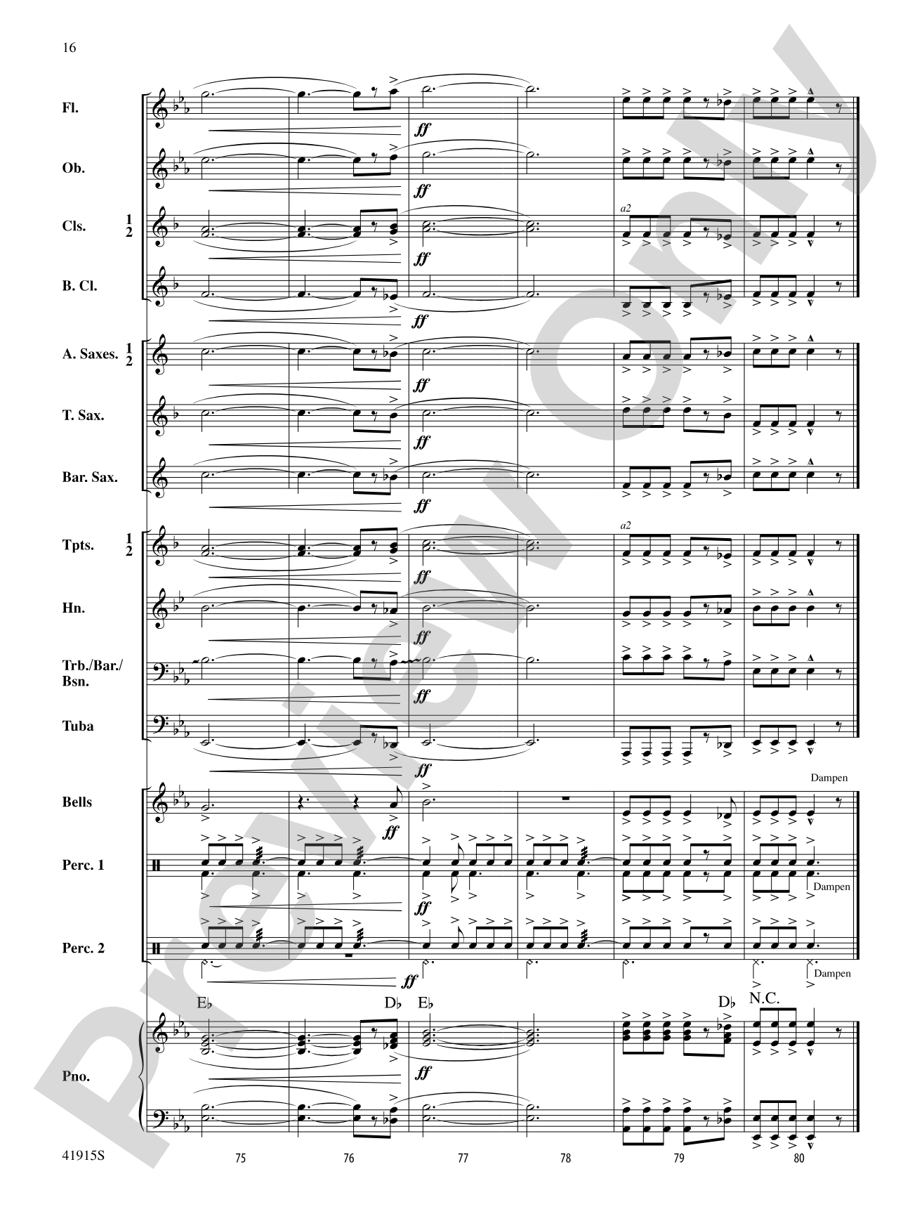 Air and Jig: Concert Band Conductor Score & Parts