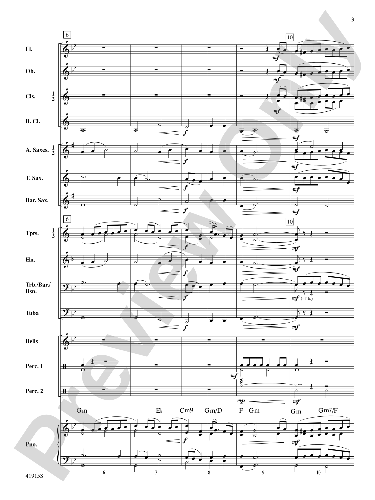 Air and Jig: Concert Band Conductor Score & Parts