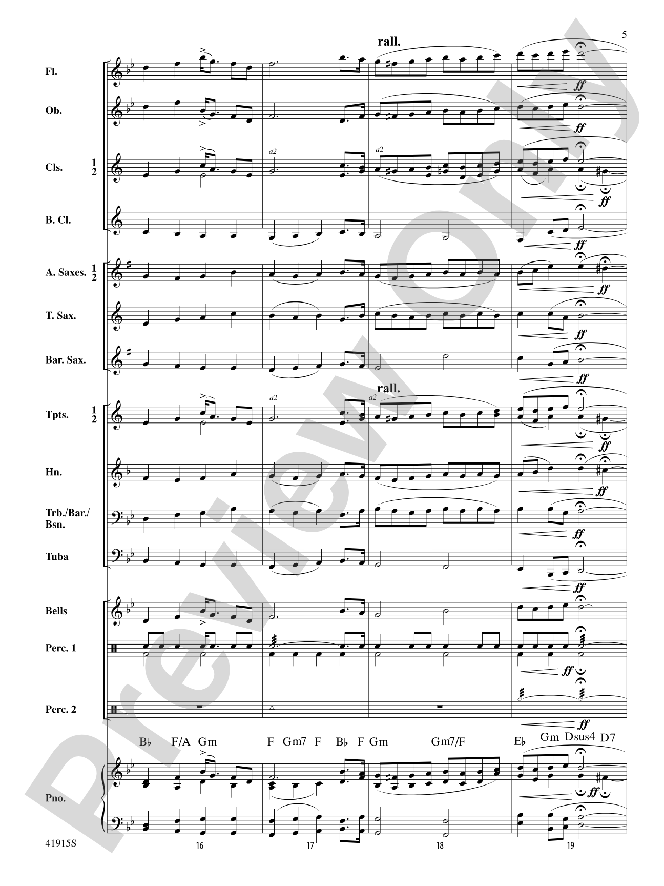 Air and Jig: Concert Band Conductor Score & Parts