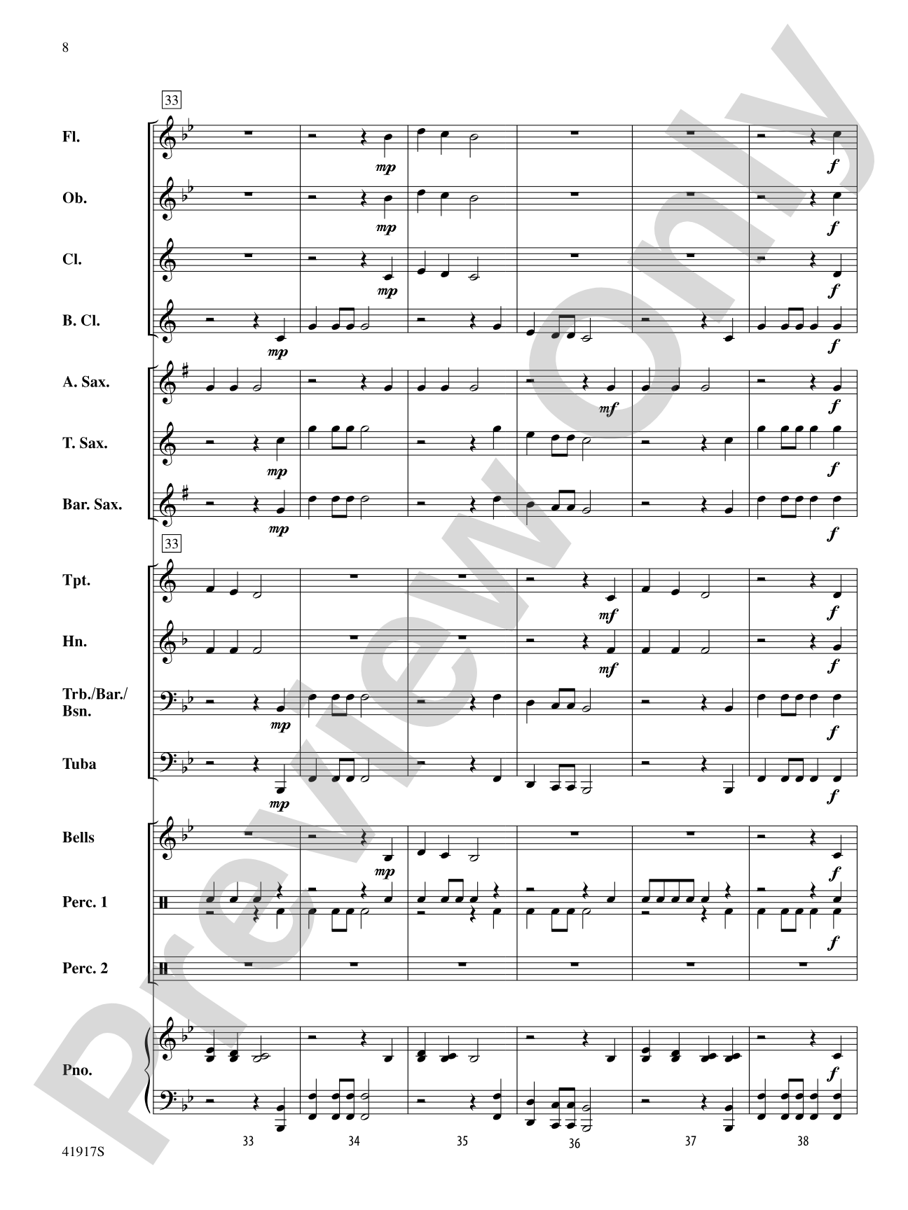 To the Fore: Concert Band Conductor Score & Parts