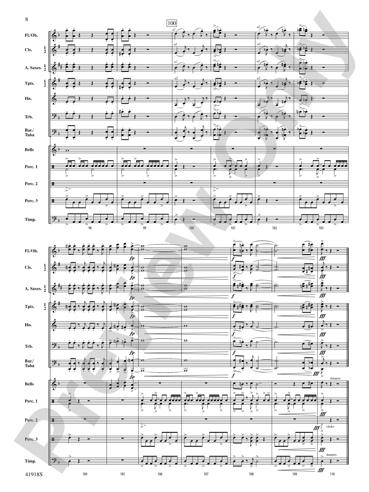 Bang Zoom!: Concert Band Conductor Score & Parts