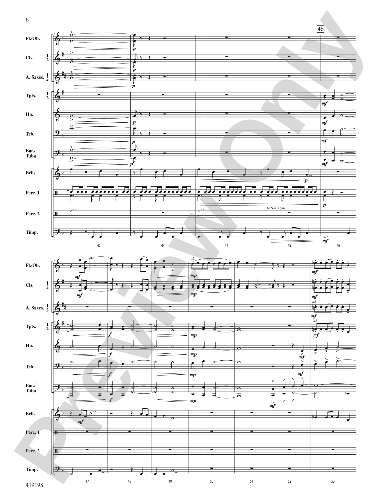 A Christmas Canticle: Concert Band Conductor Score & Parts