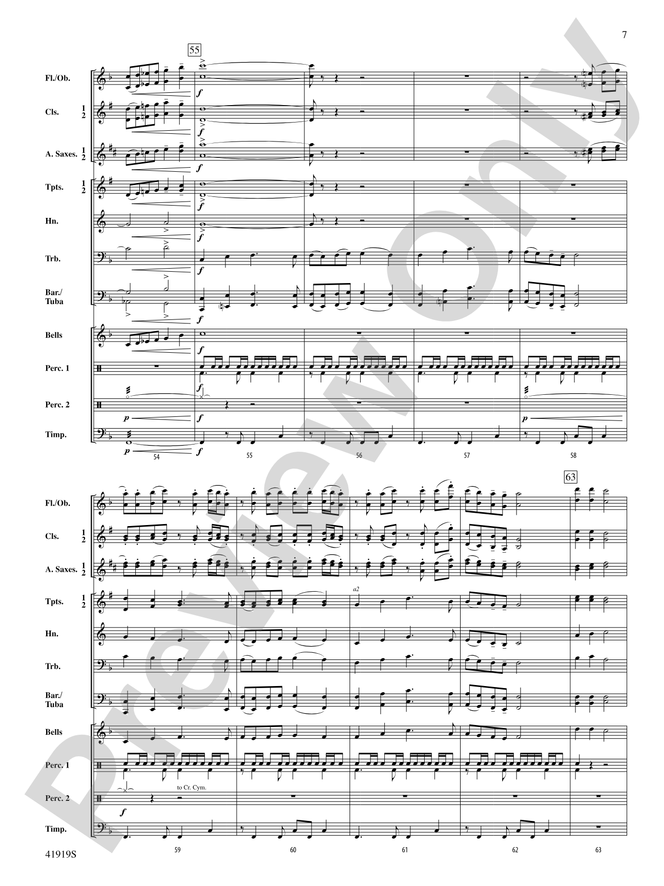 A Christmas Canticle: Concert Band Conductor Score & Parts