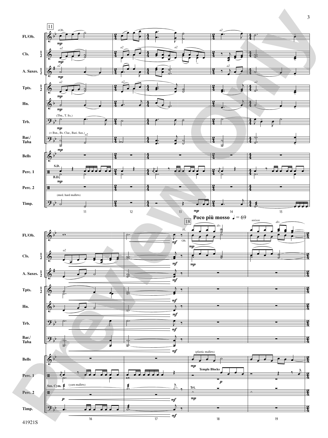 Dorian Haiku: Concert Band Conductor Score & Parts