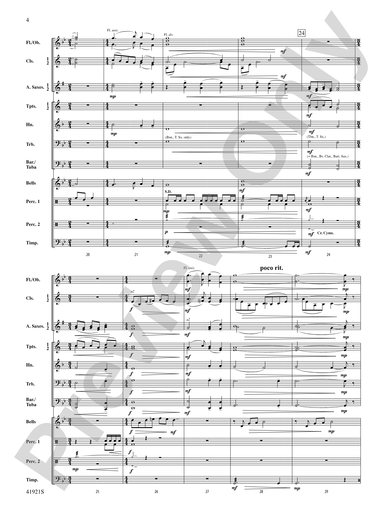 Dorian Haiku: Concert Band Conductor Score & Parts