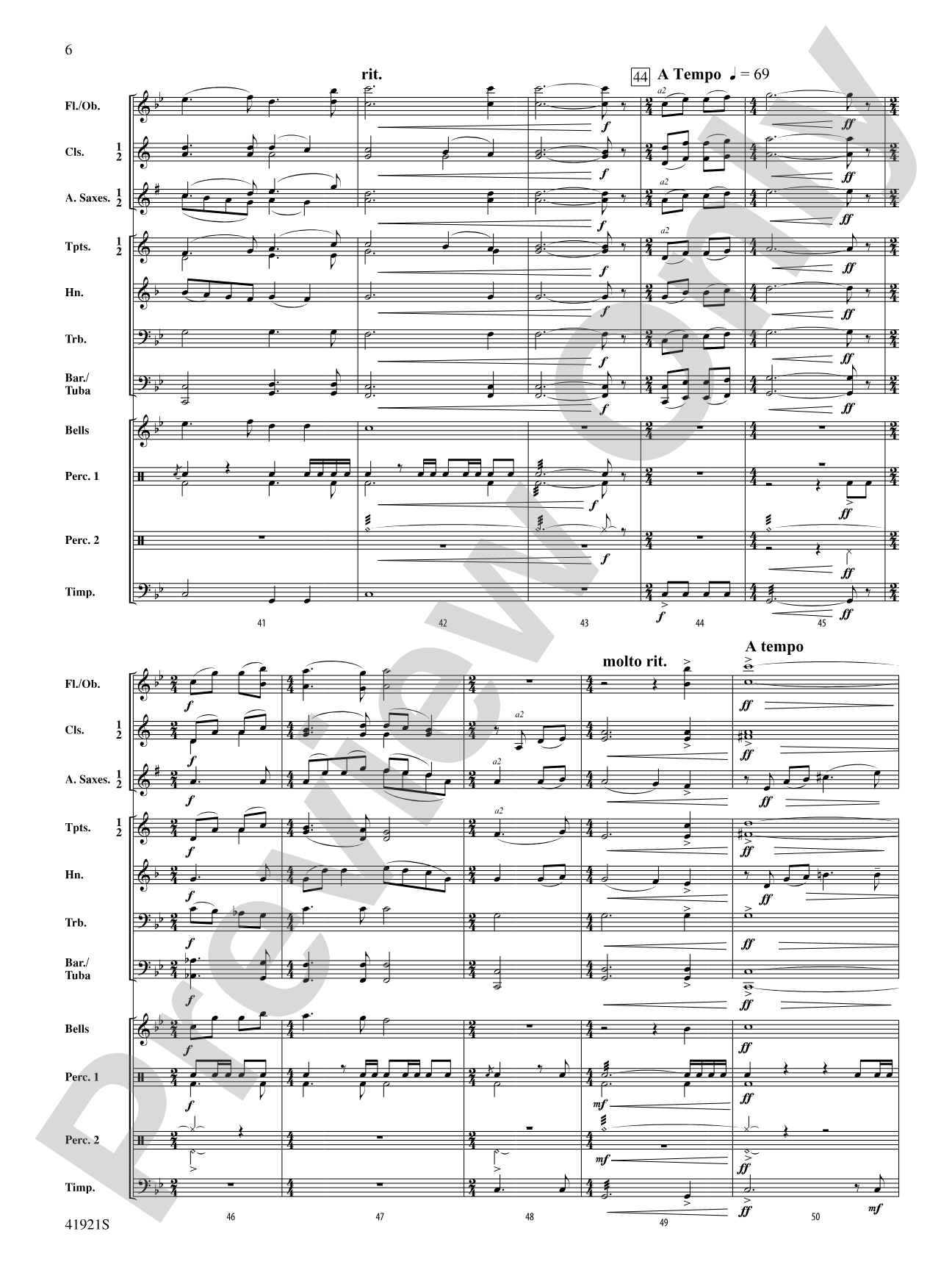 Dorian Haiku: Concert Band Conductor Score & Parts