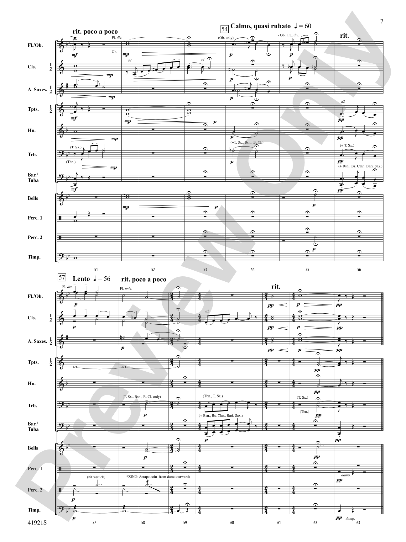 Dorian Haiku: Concert Band Conductor Score & Parts