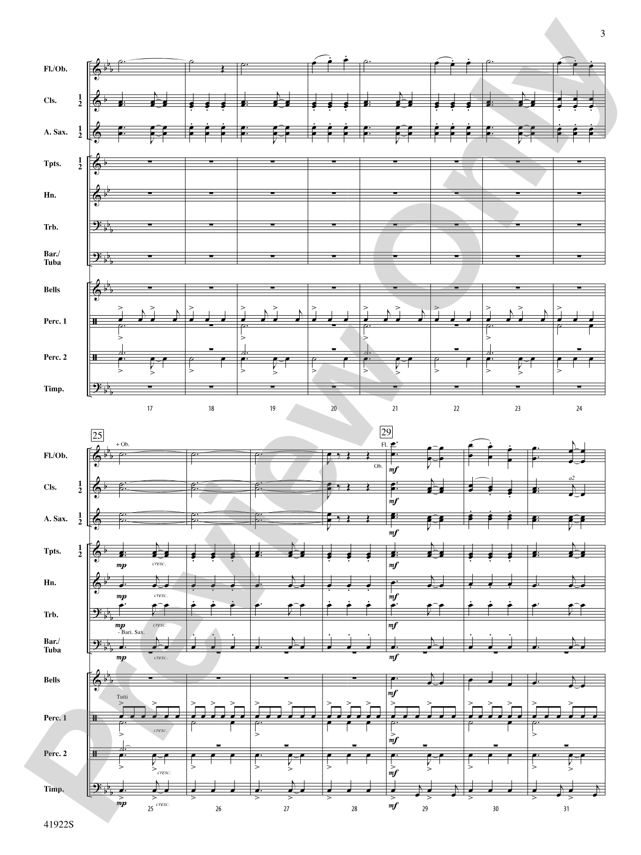 El Cid: Concert Band Conductor Score & Parts