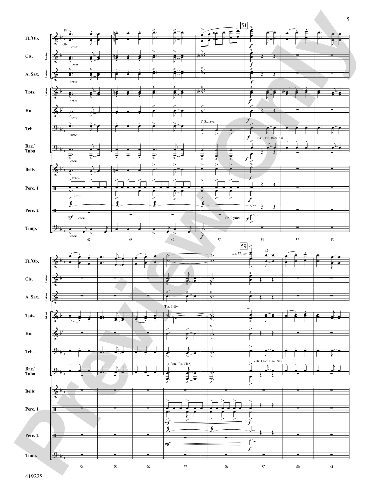 El Cid: Concert Band Conductor Score & Parts