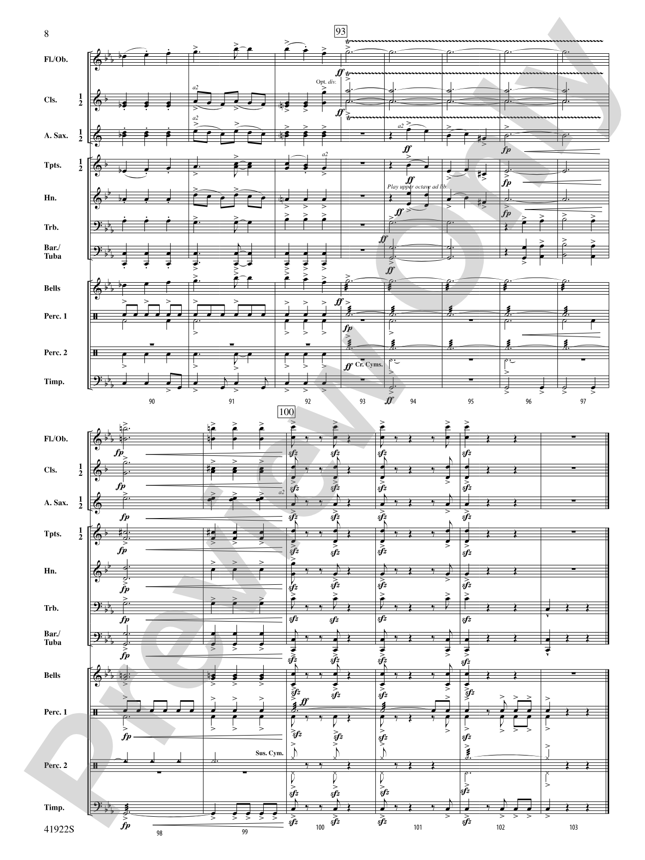 El Cid: Concert Band Conductor Score & Parts