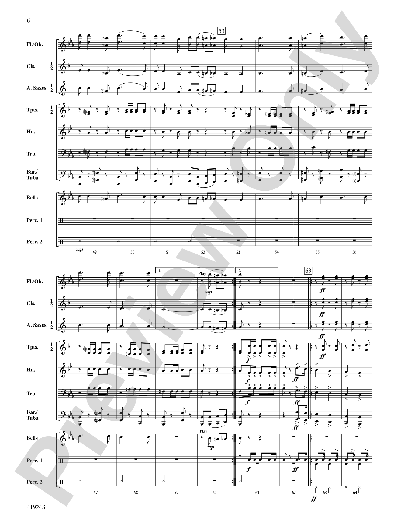The Capitol March: Concert Band Conductor Score & Parts