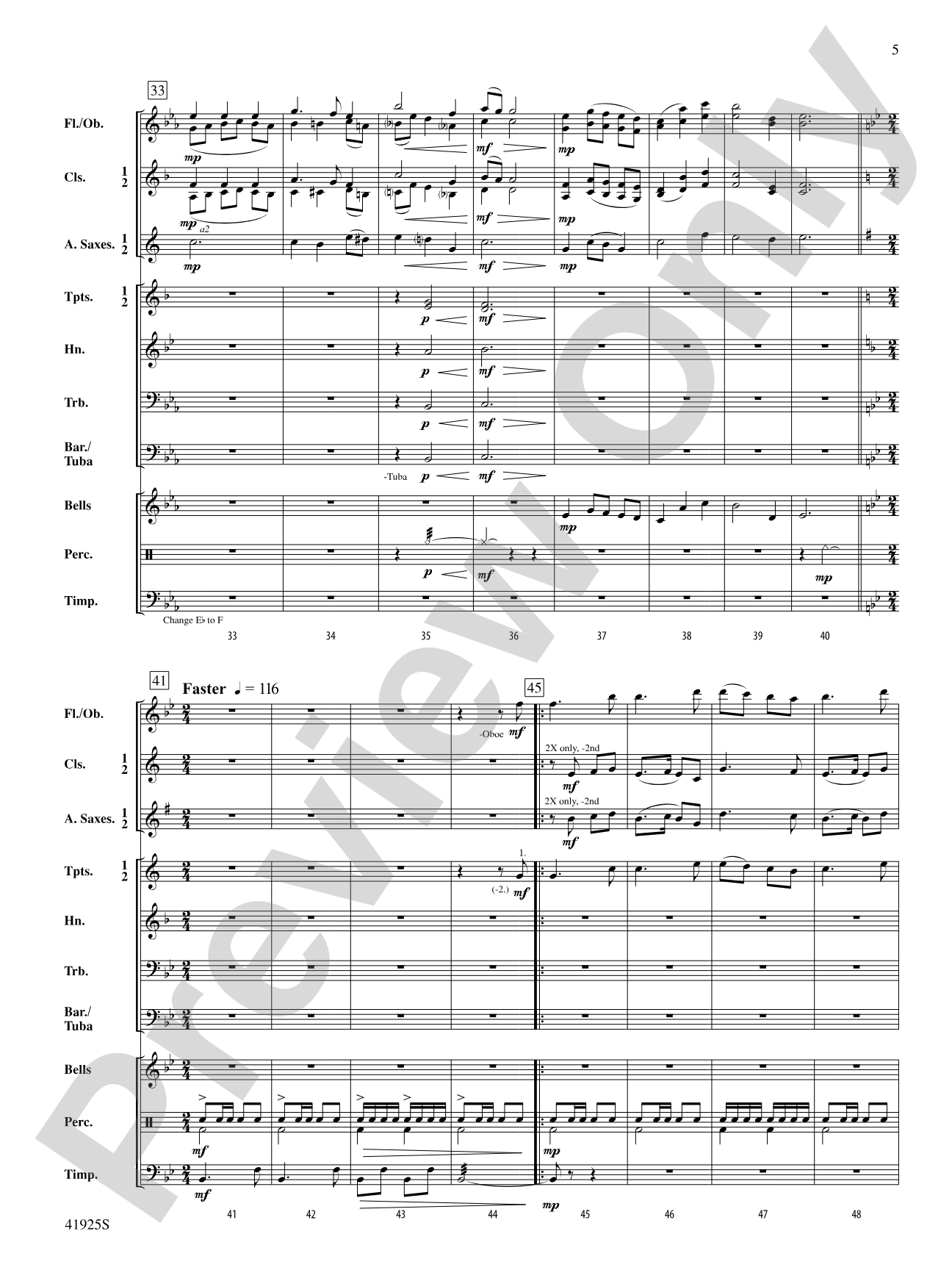 Two Scandinavian Melodies: Concert Band Conductor Score & Parts