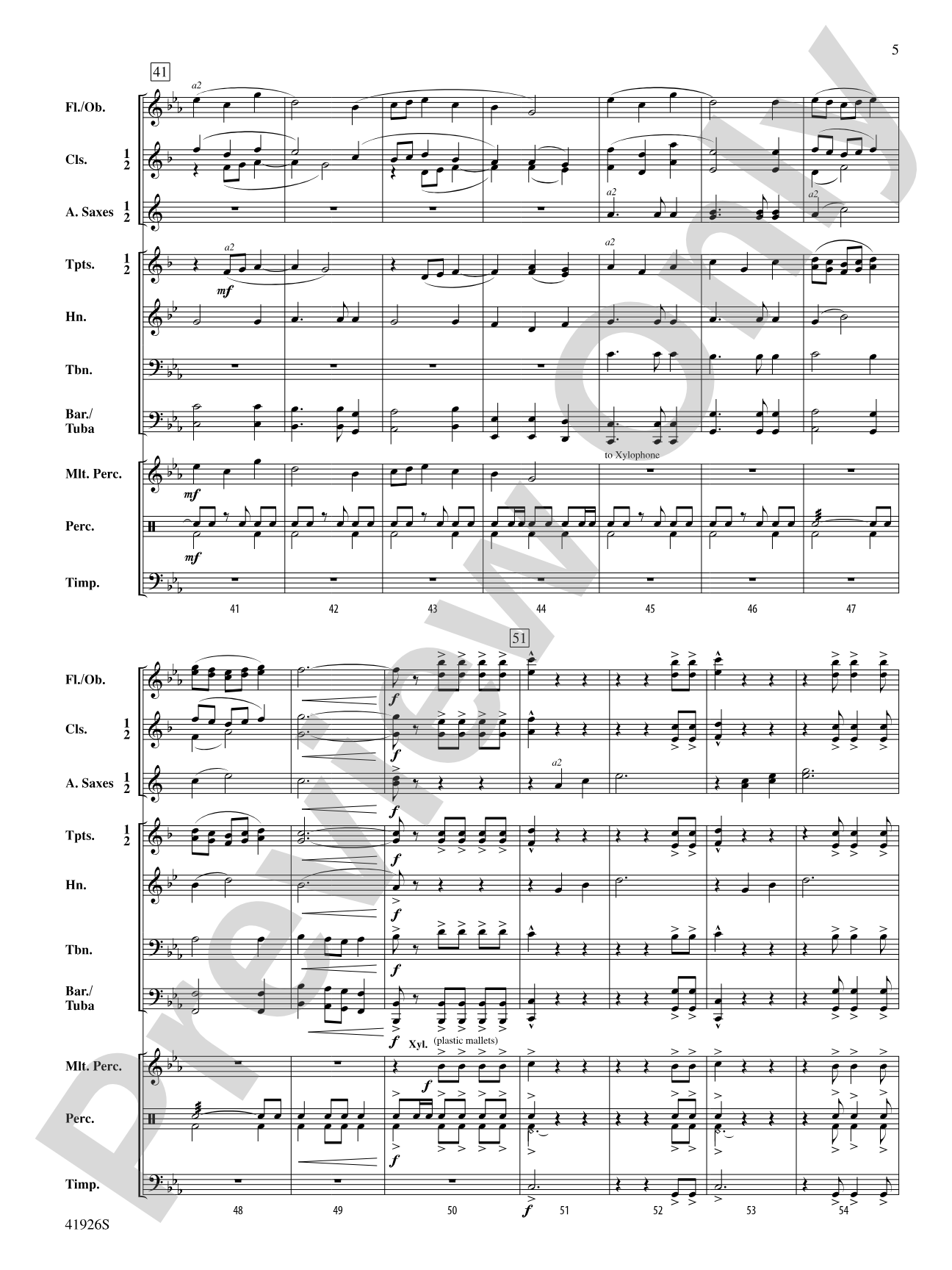 Jewel of the Sea: Concert Band Conductor Score & Parts