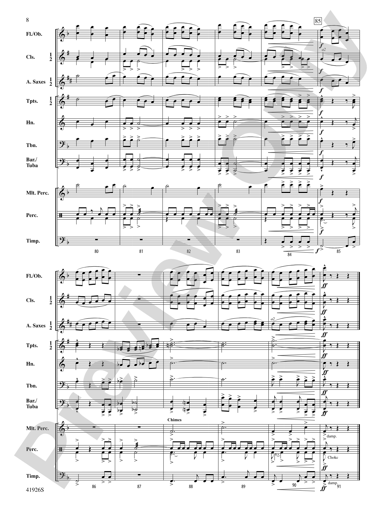 Jewel of the Sea: Concert Band Conductor Score & Parts