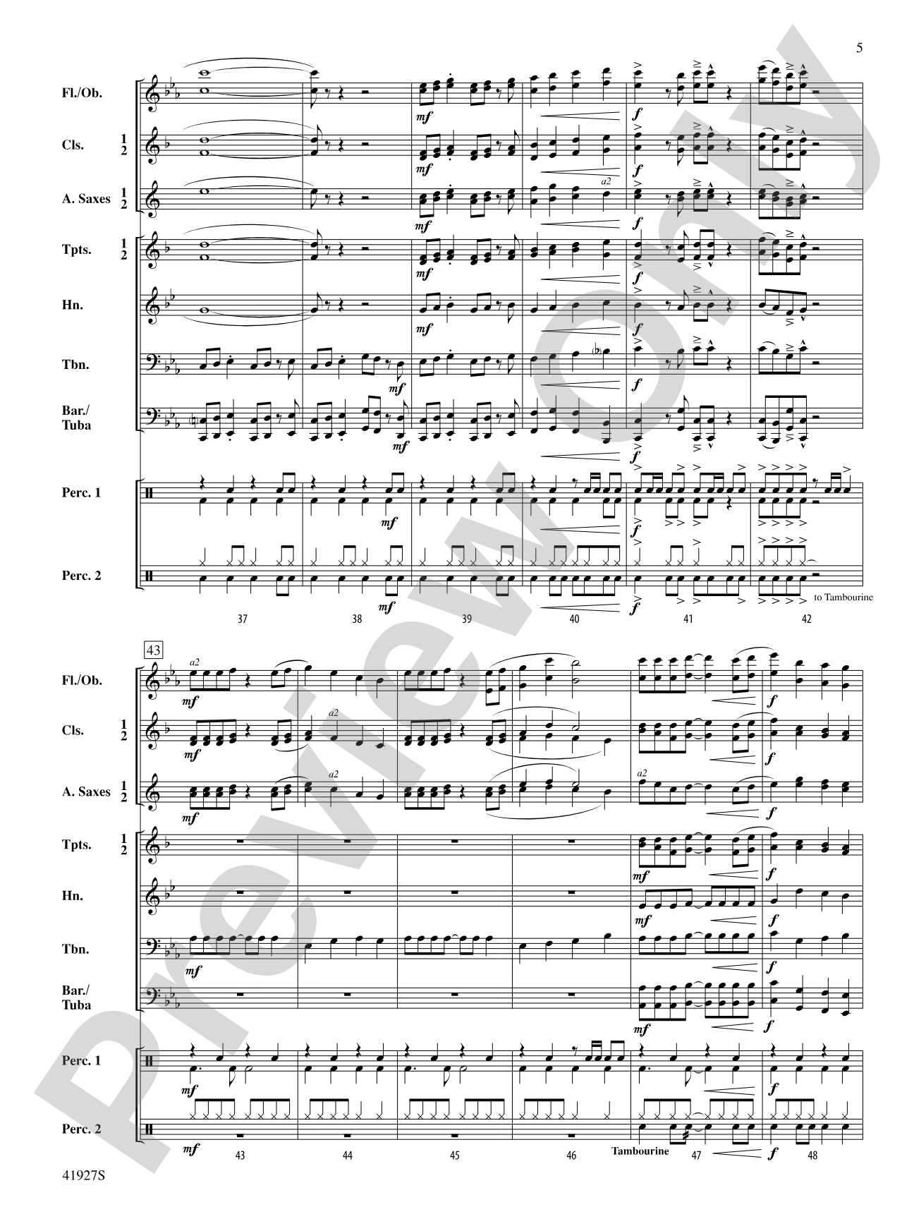Break Out: Concert Band Conductor Score & Parts