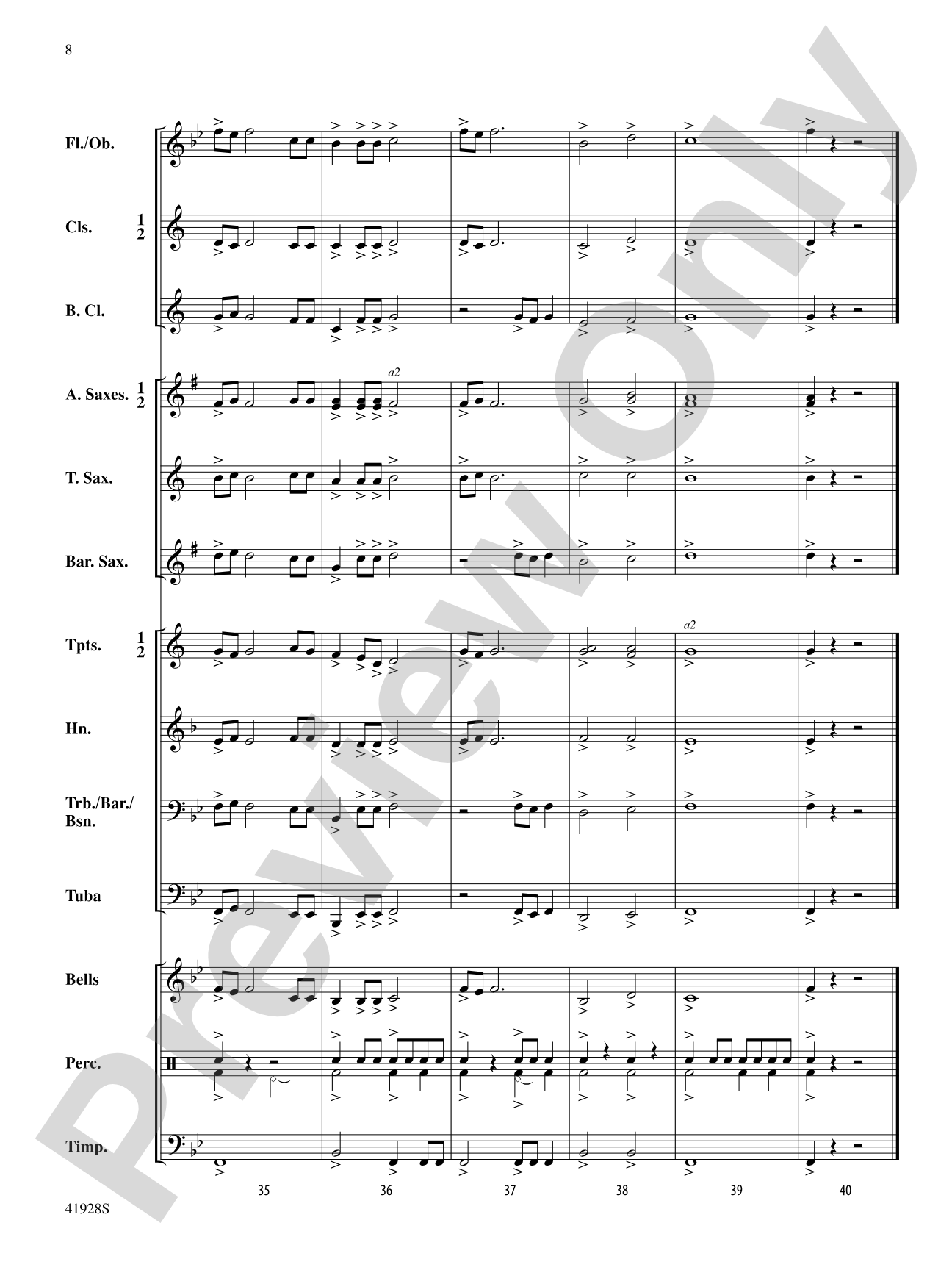 Aspire, Achieve: Concert Band Conductor Score & Parts