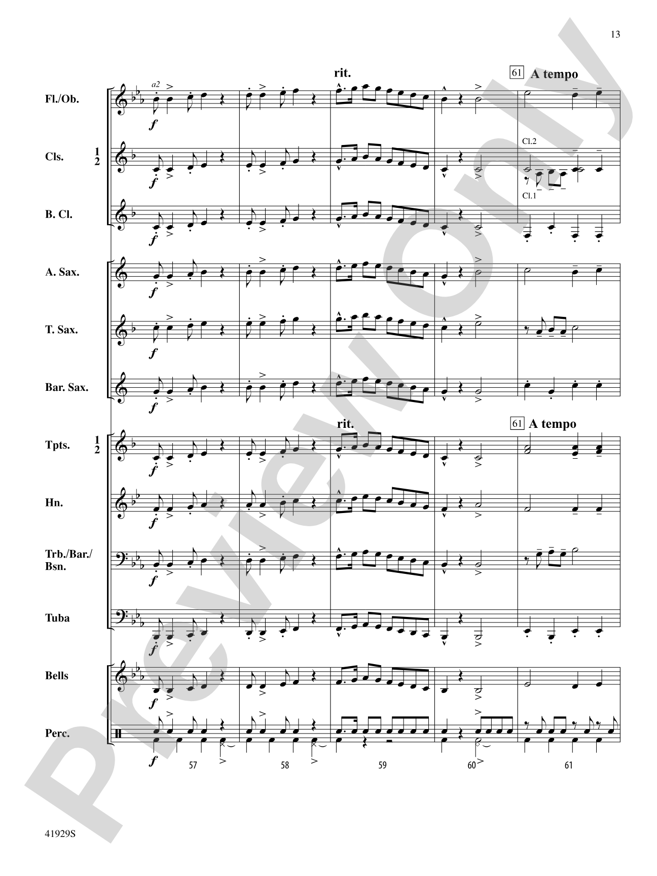 The Collegiate: Concert Band Conductor Score & Parts