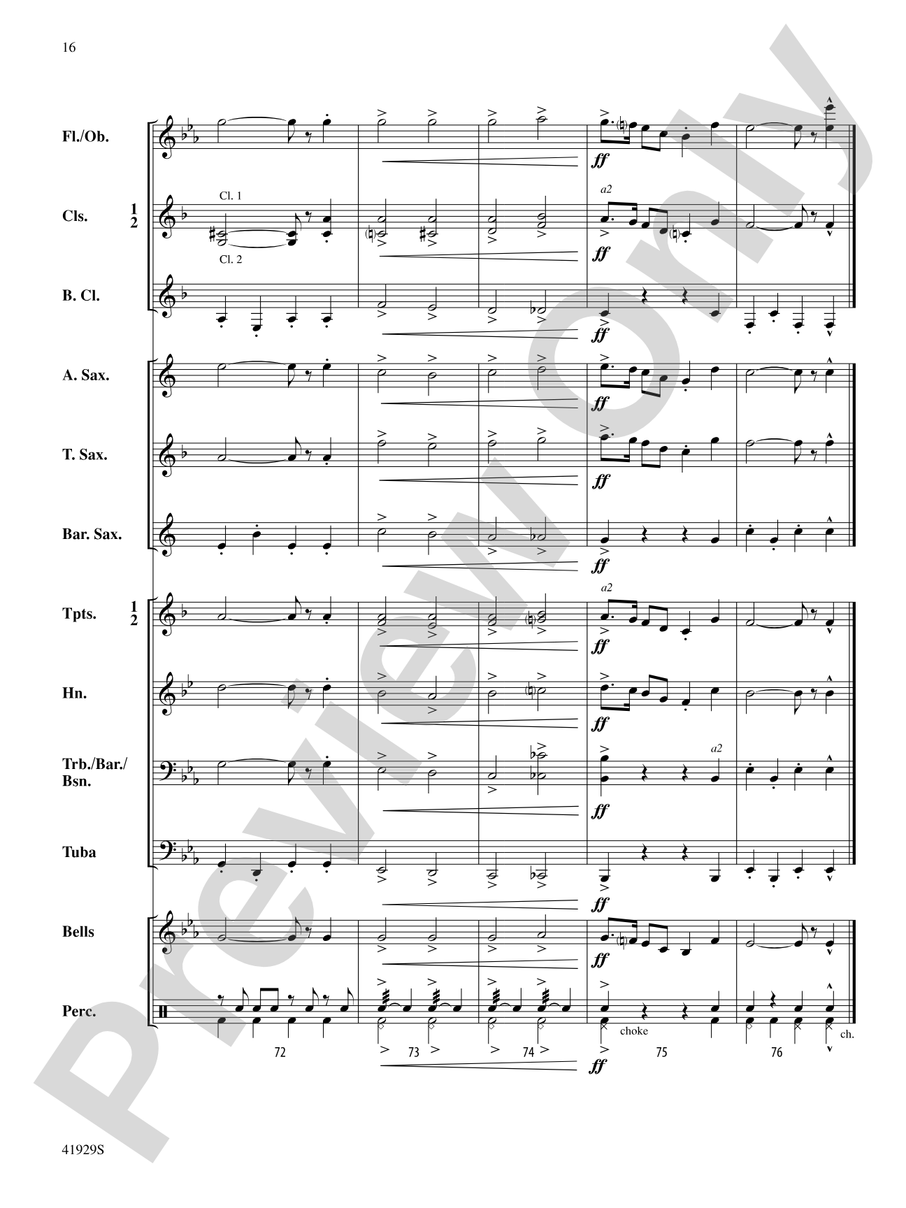 The Collegiate: Concert Band Conductor Score & Parts