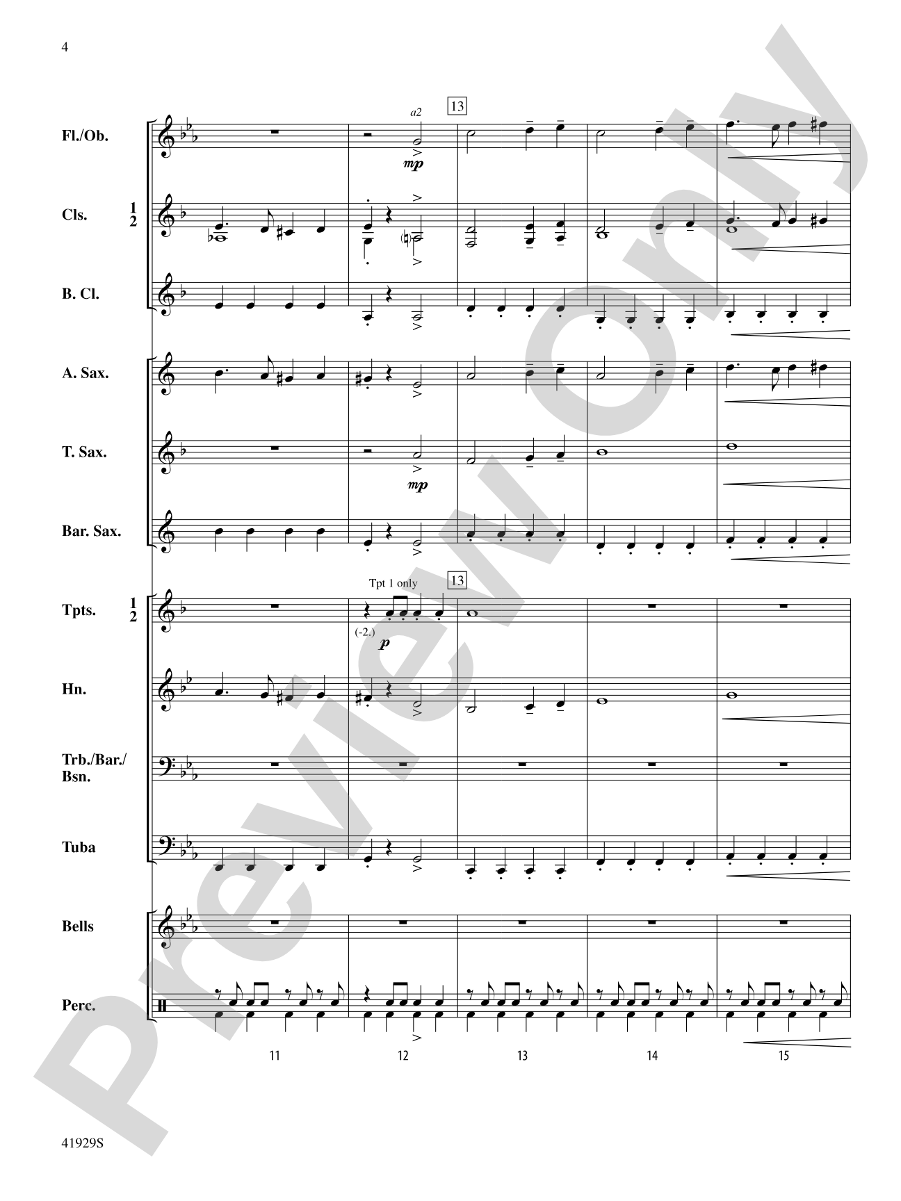 The Collegiate: Concert Band Conductor Score & Parts