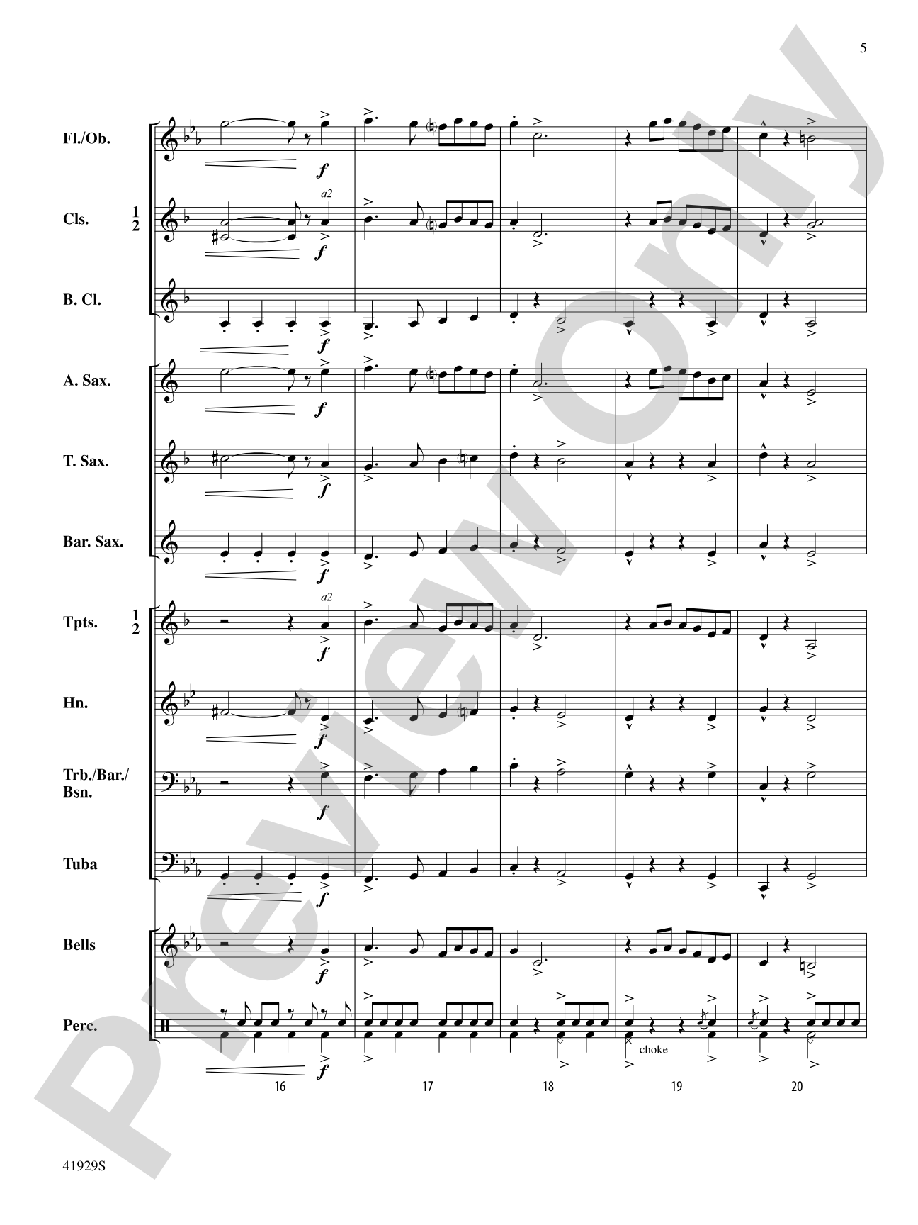 The Collegiate: Concert Band Conductor Score & Parts