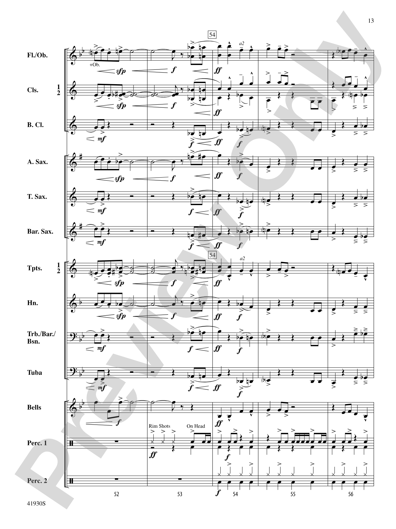 Rock Star: Concert Band Conductor Score & Parts