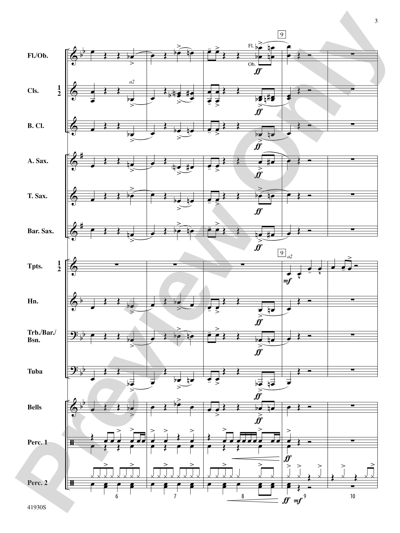 Rock Star: Concert Band Conductor Score & Parts