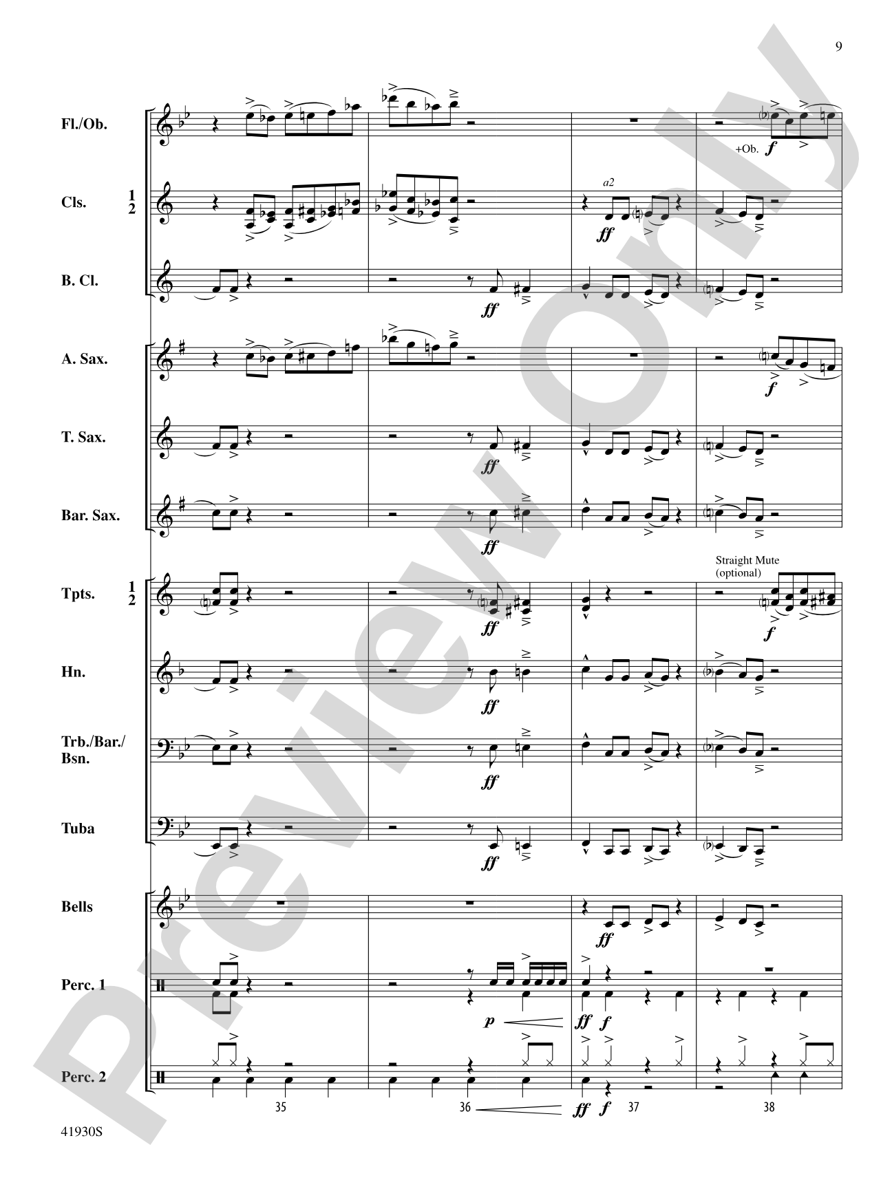 Rock Star: Concert Band Conductor Score & Parts