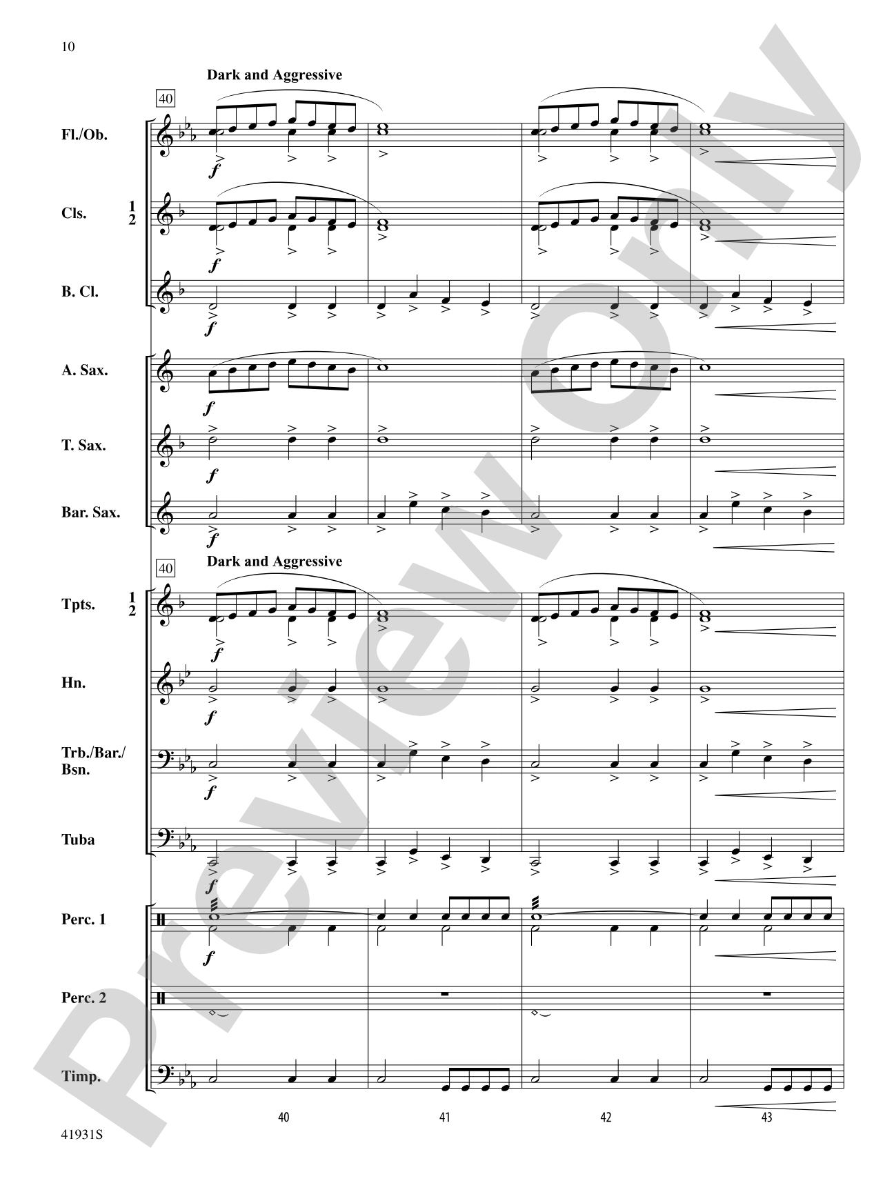 Sandstorm!: Concert Band Conductor Score & Parts
