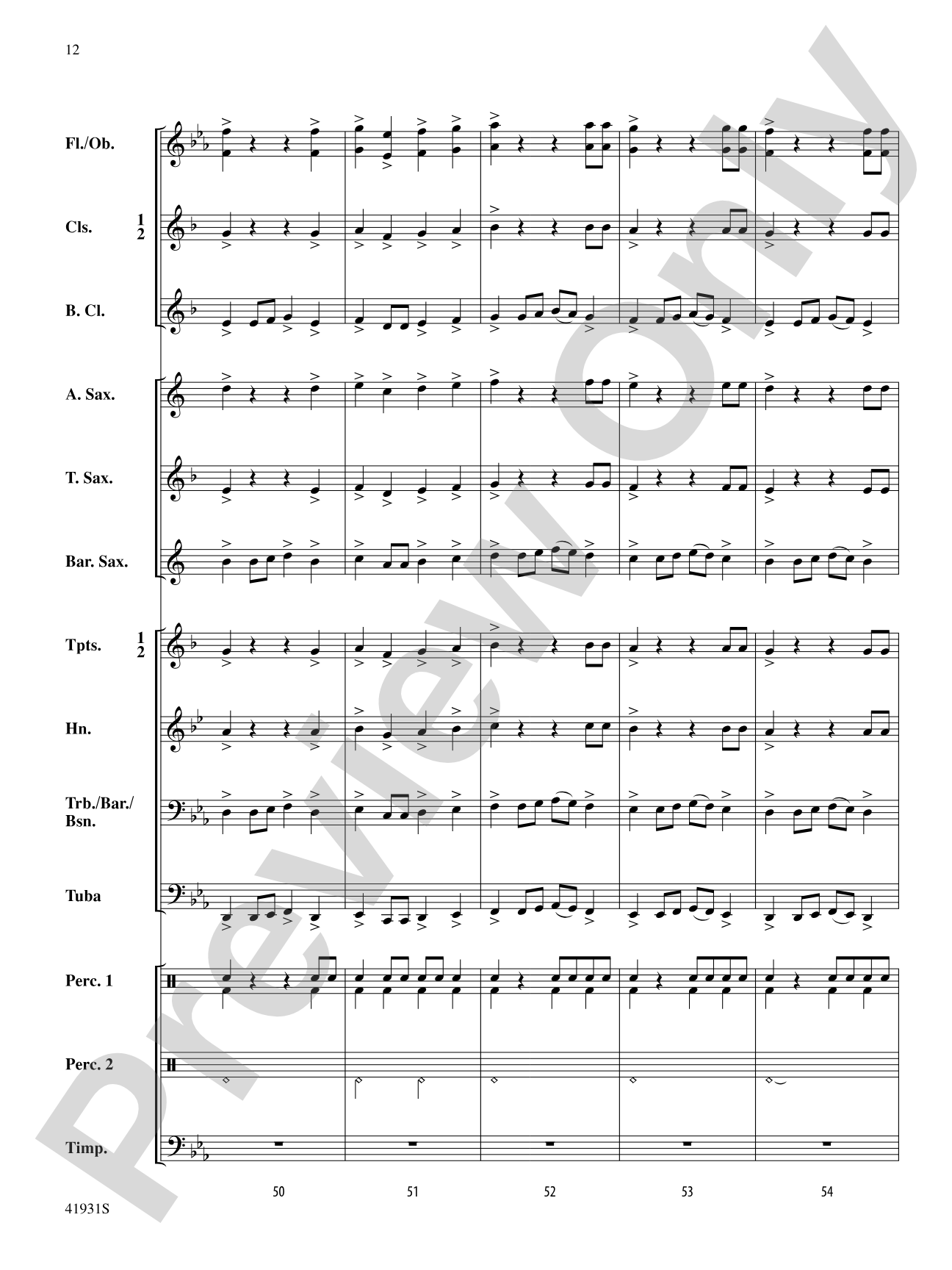 Sandstorm!: Concert Band Conductor Score & Parts