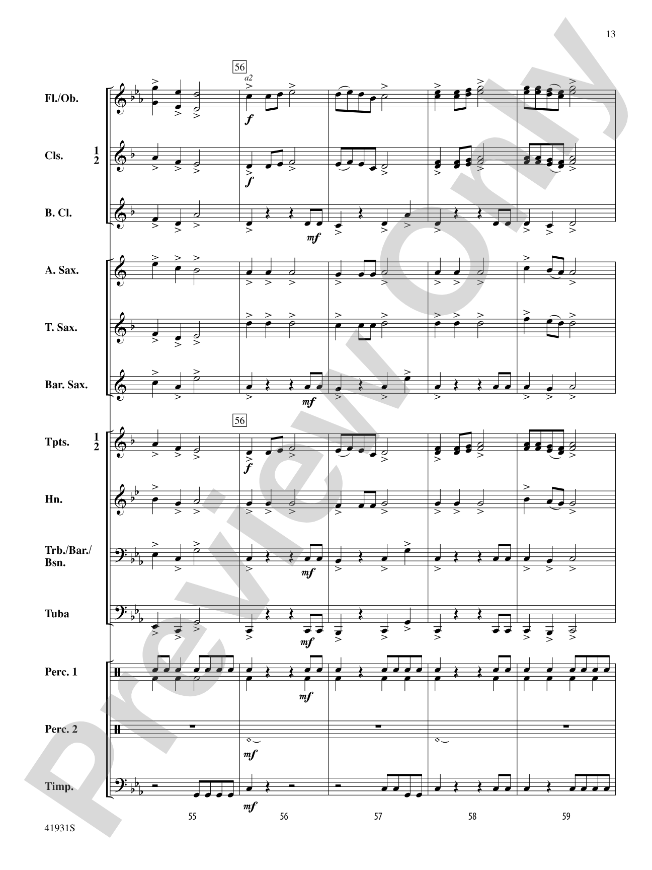 Sandstorm!: Concert Band Conductor Score & Parts