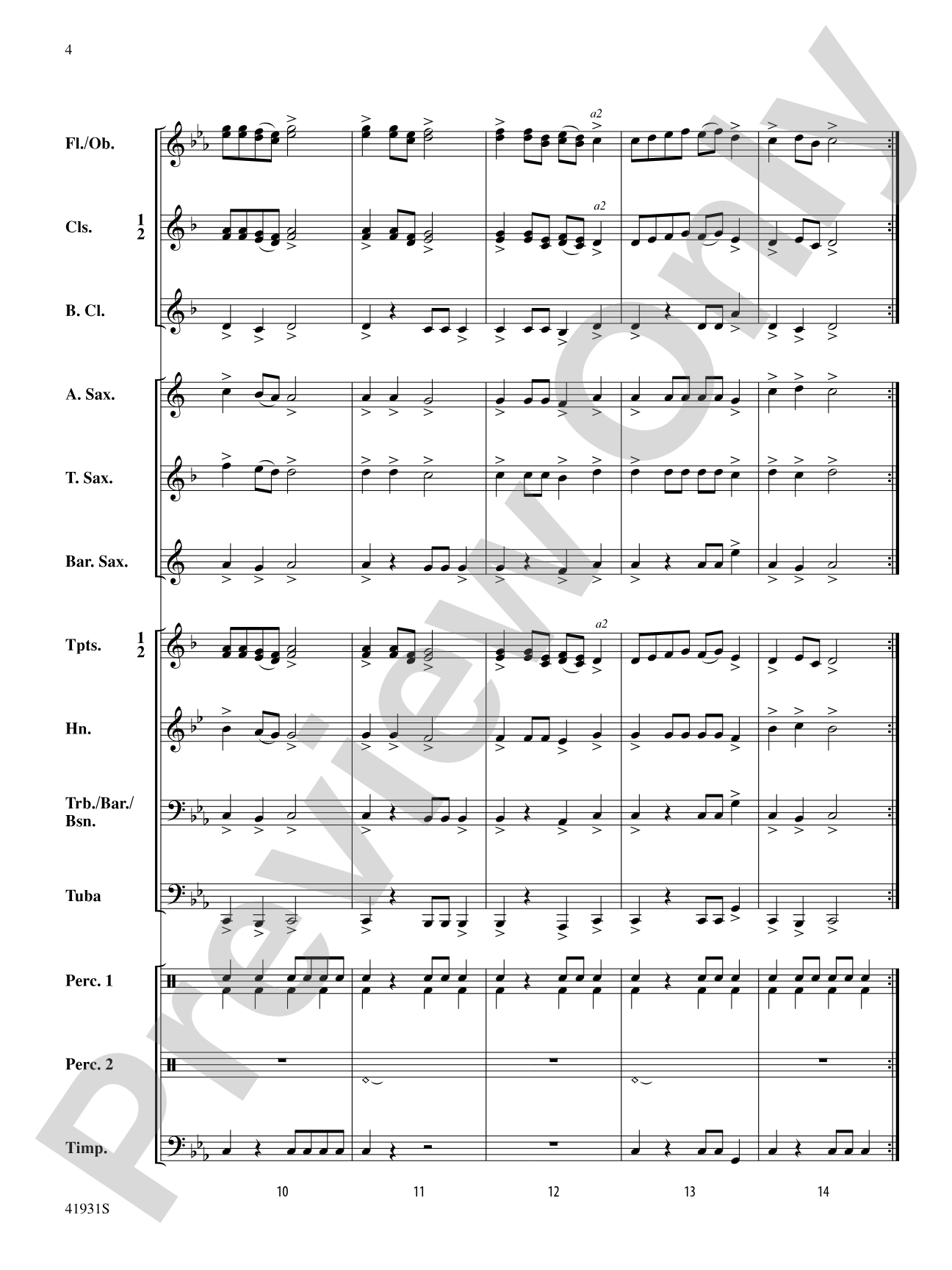 Sandstorm!: Concert Band Conductor Score & Parts