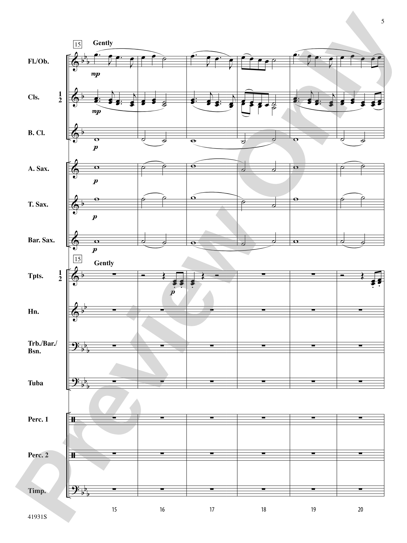 Sandstorm!: Concert Band Conductor Score & Parts